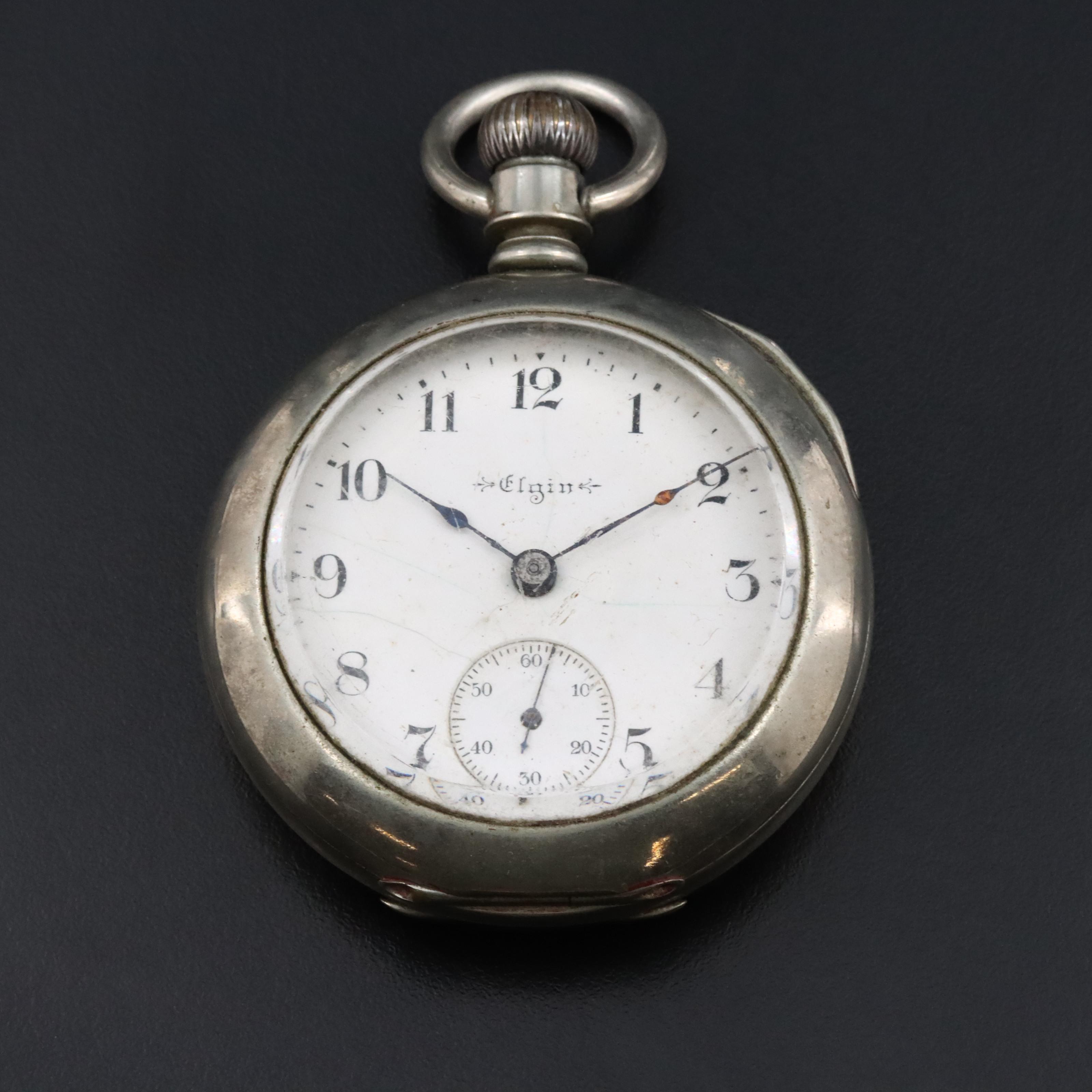 1903 Elgin Silverine Pocket Watch