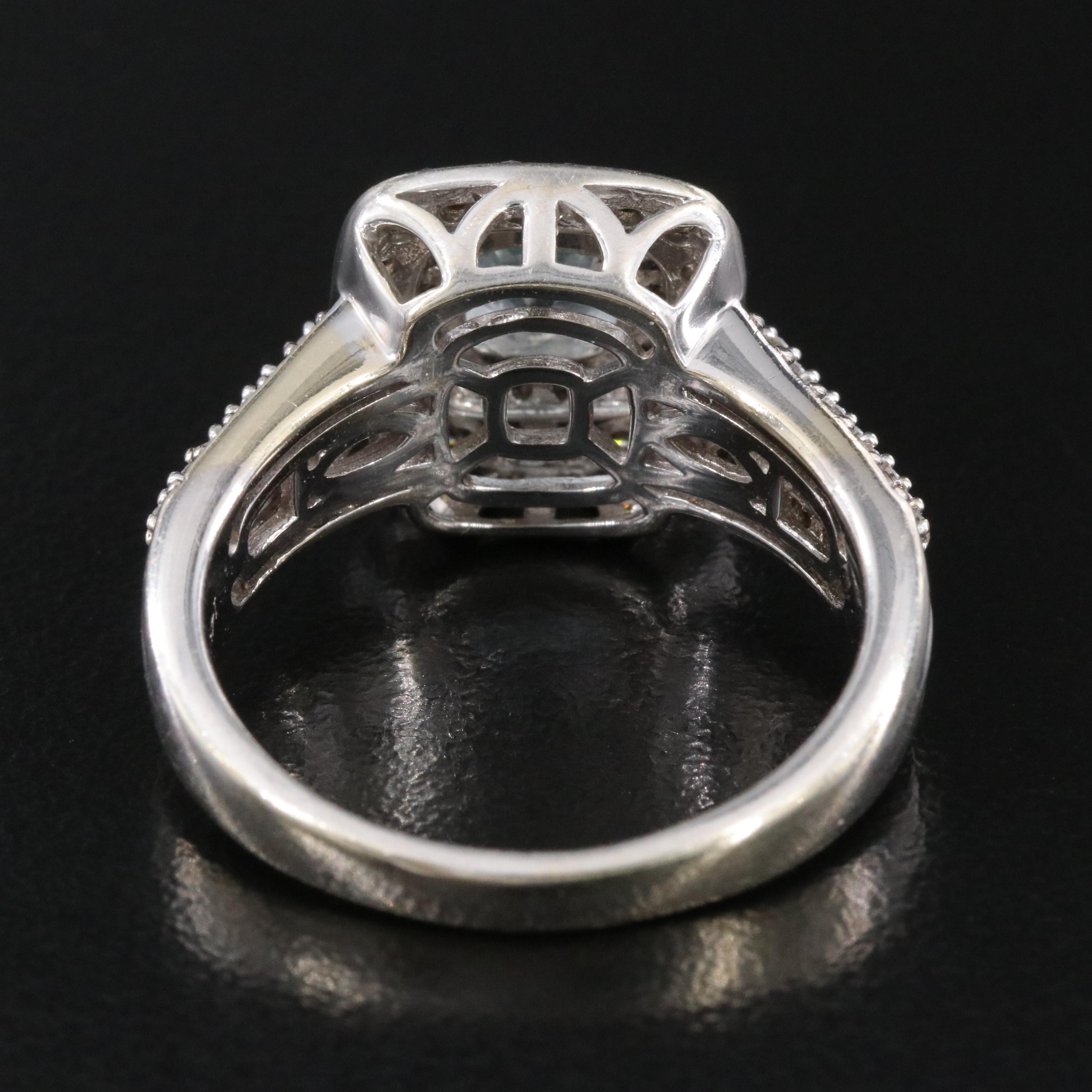 Le Vian 14K Aquamarine and Diamond Ring