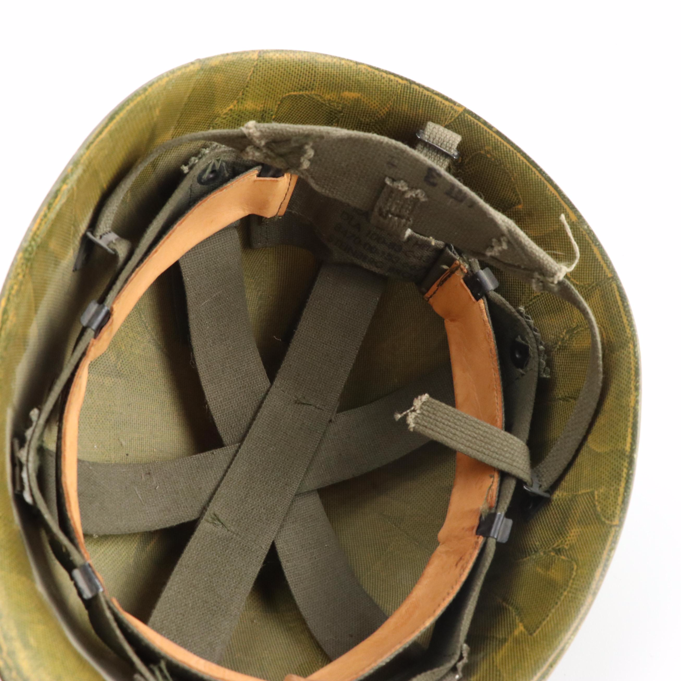 US Military PASGT Helmet with Helmet Headband and Other Metal Helmet