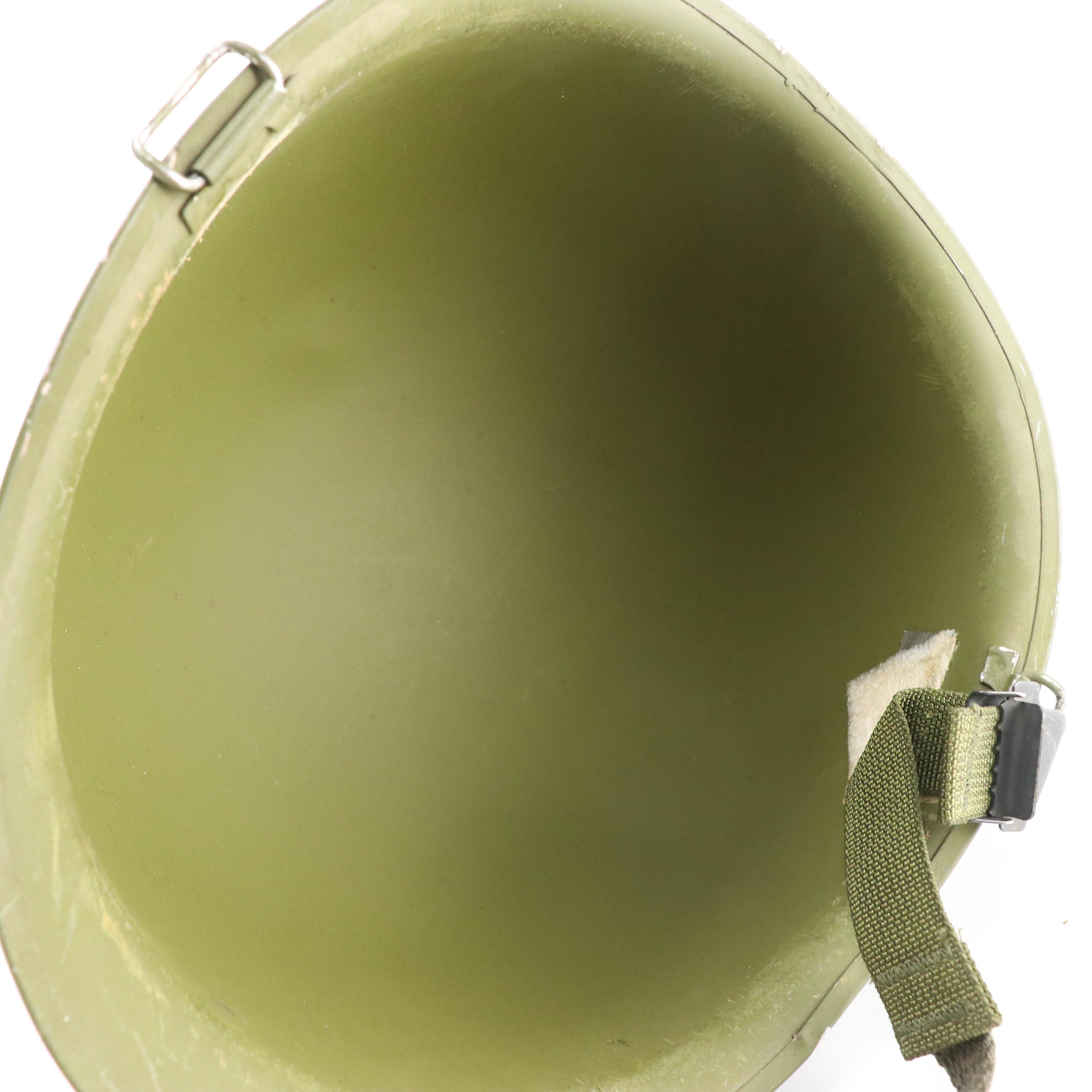 US Military PASGT Helmet with Helmet Headband and Other Metal Helmet