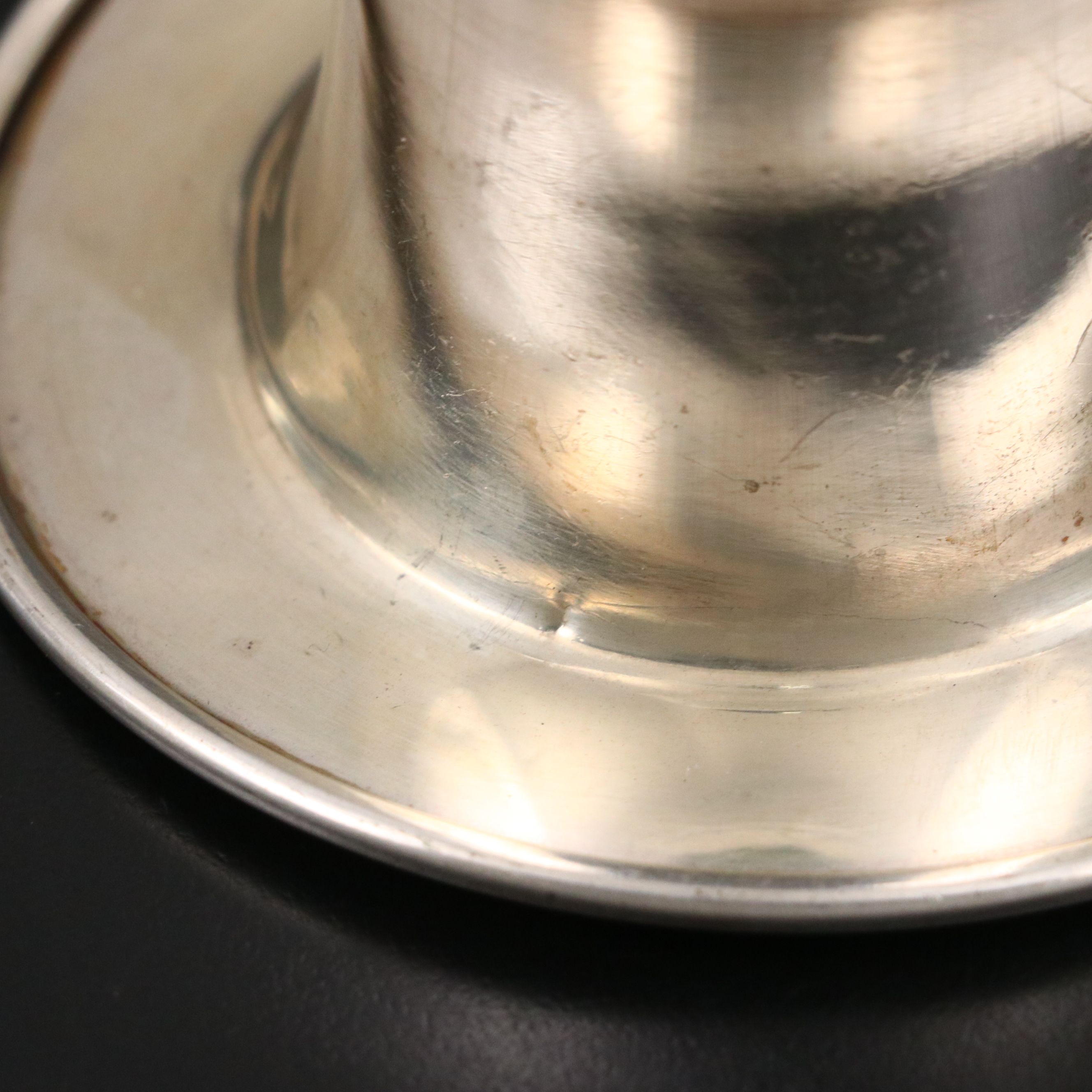 Reed & Barton Sterling Silver Top Hat Cigarette Holder, 1947