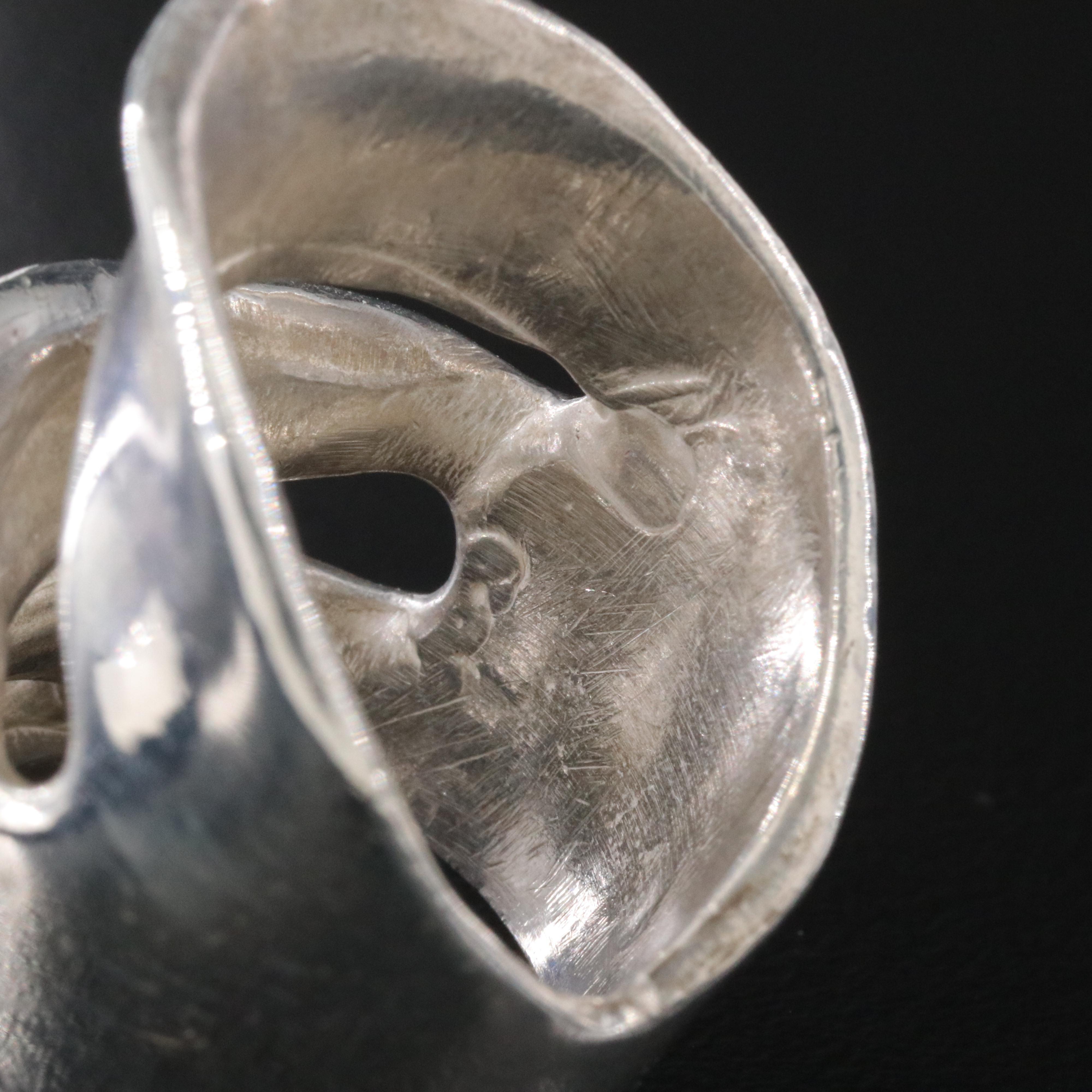 Modernist Sterling Ring