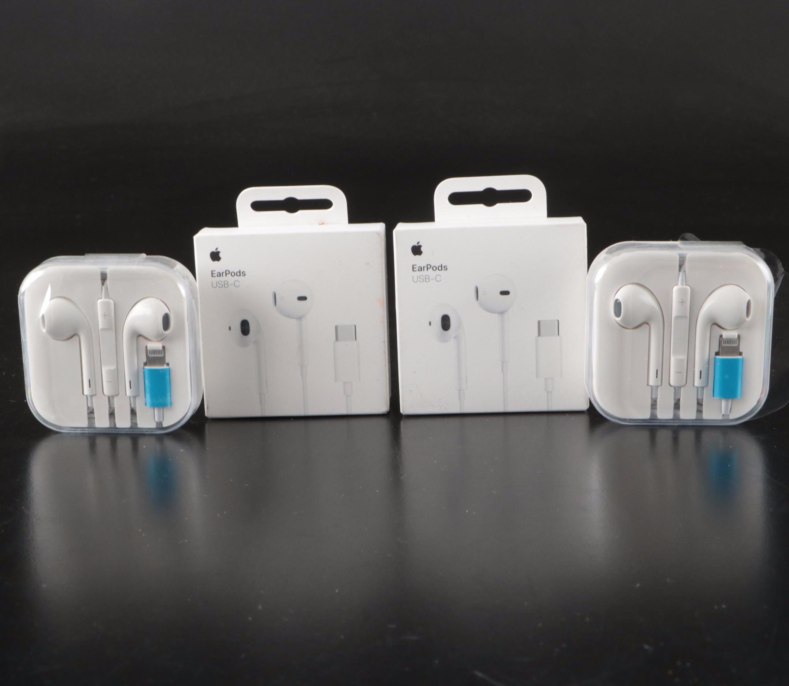 Apple HomePod Mini with Magic Trackpad, EarPods, Adapters, and More Accessories