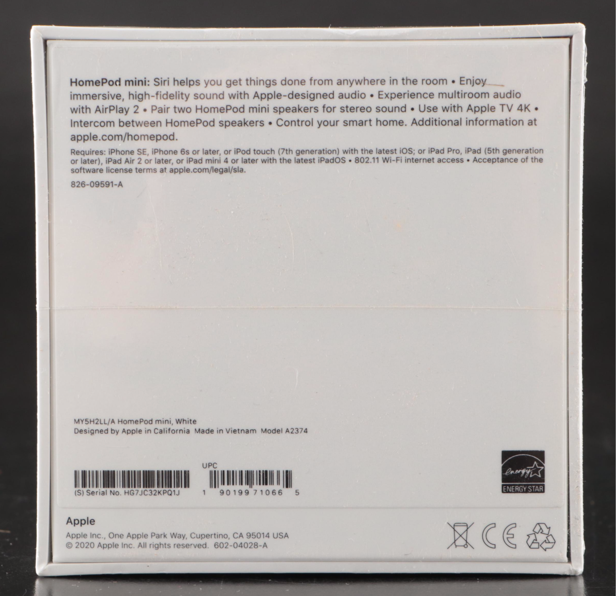 Apple HomePod Mini with Magic Trackpad, EarPods, Adapters, and More Accessories