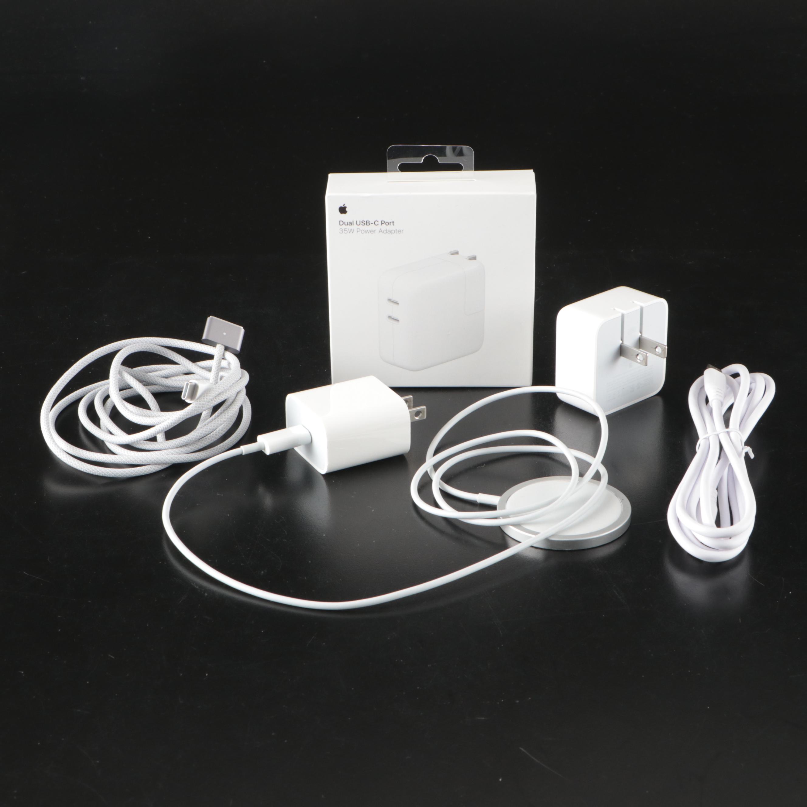 Apple HomePod Mini with Magic Trackpad, EarPods, Adapters, and More Accessories