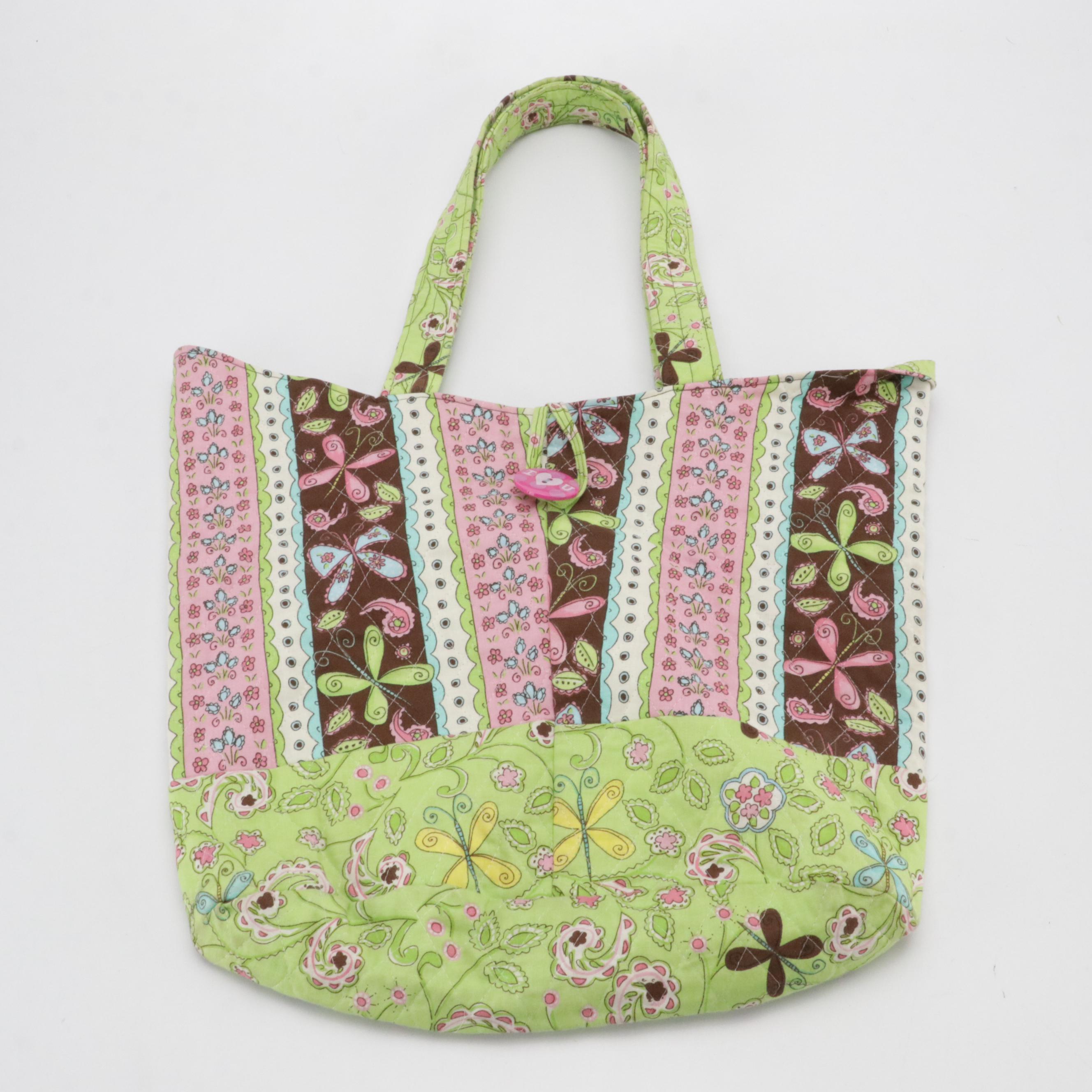 Vera Bradley "Apple Green", Marie, and Other Printed Cotton Tote Bags