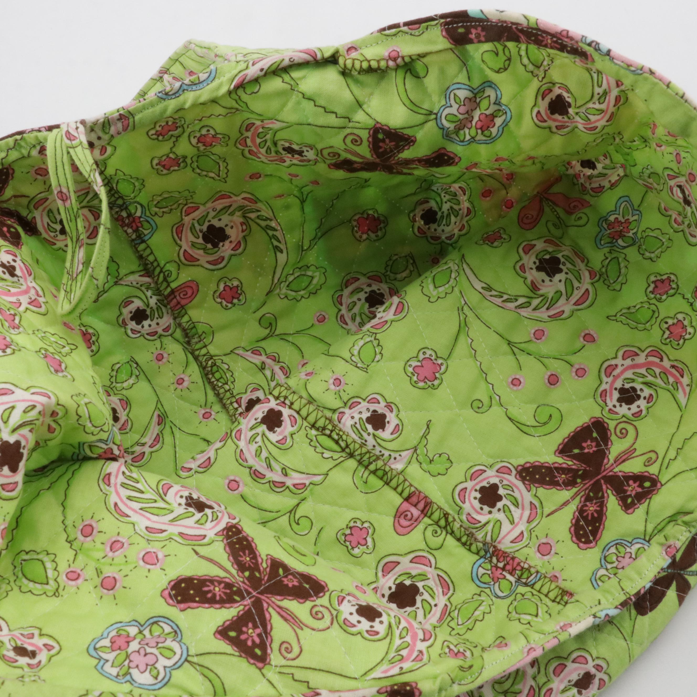 Vera Bradley "Apple Green", Marie, and Other Printed Cotton Tote Bags