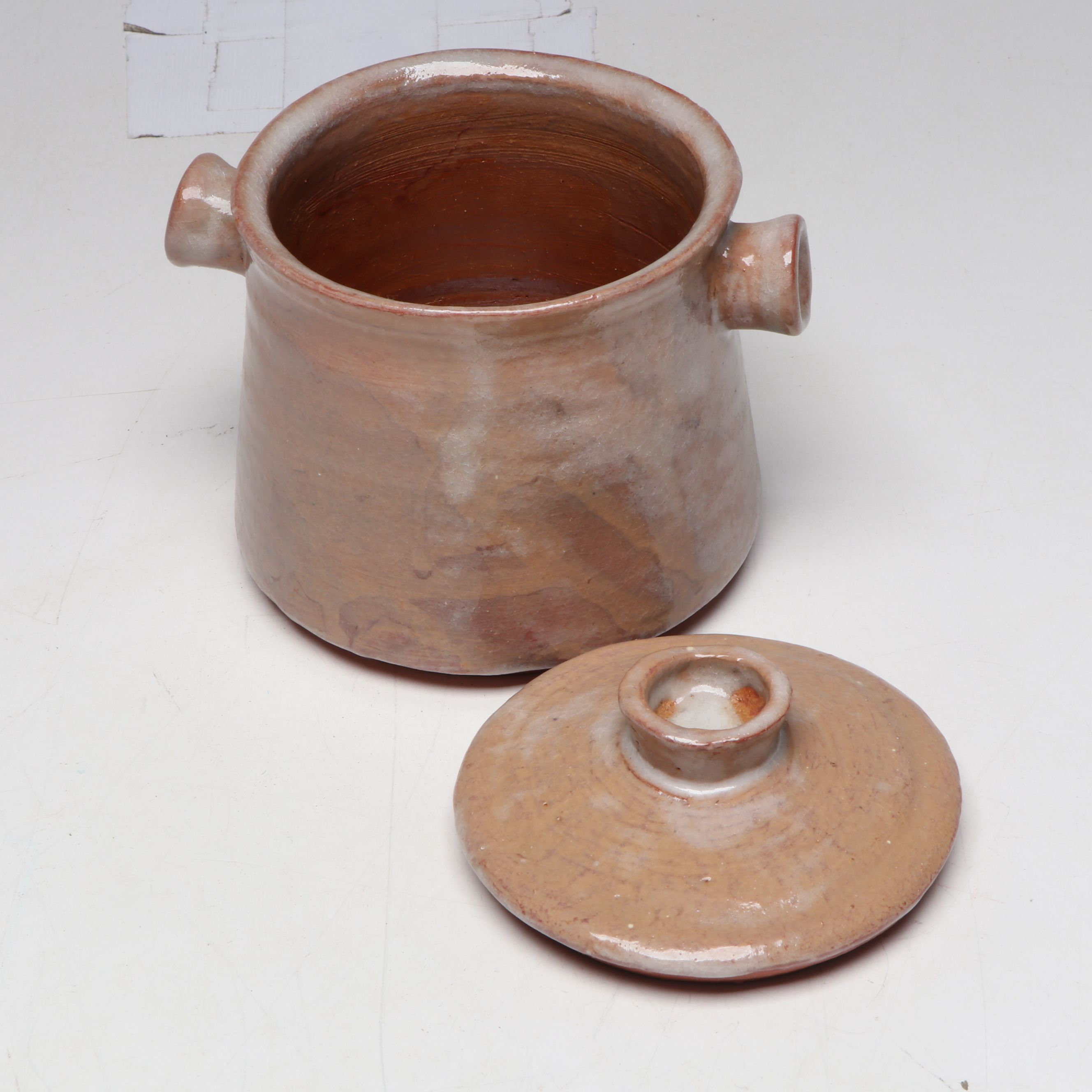 Lutz Art Pottery Ceramic Lidded Jars