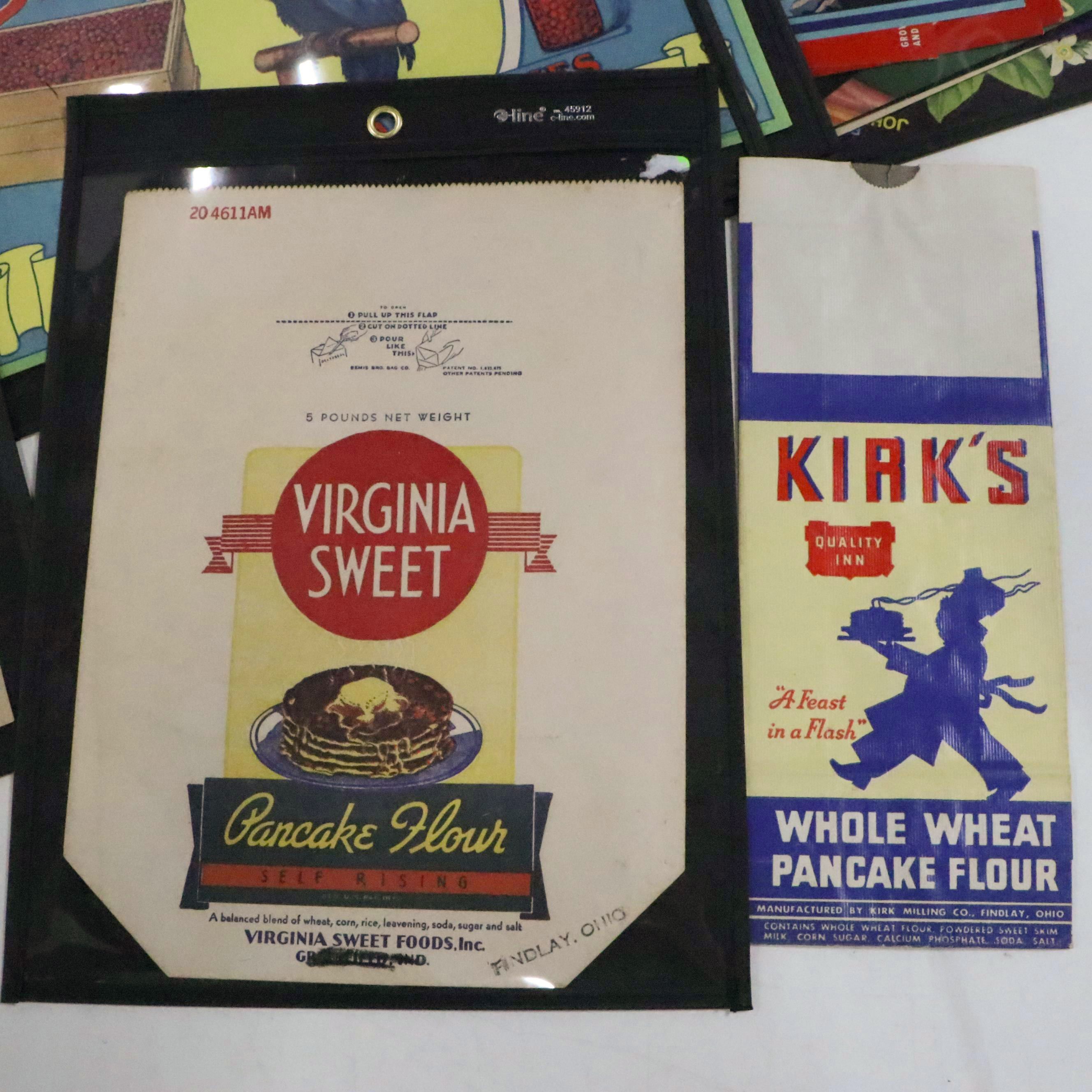 Butter-Nut Bread Posters with Fruit Labels and More, Early to Mid-20th Century