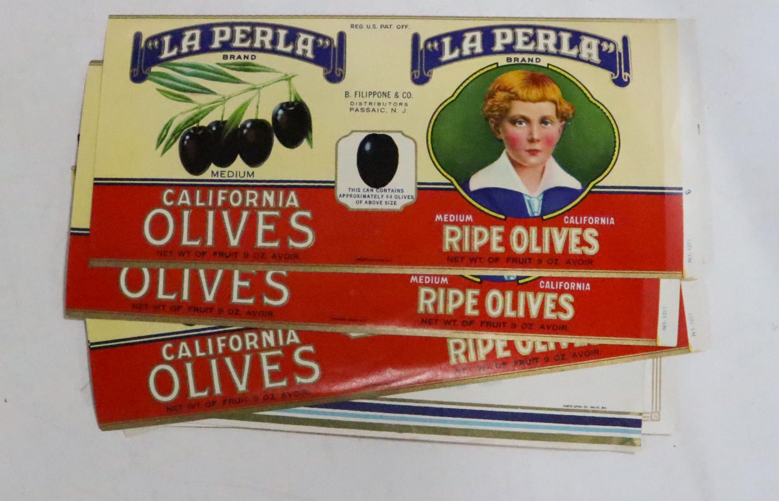 Butter-Nut Bread Posters with Fruit Labels and More, Early to Mid-20th Century