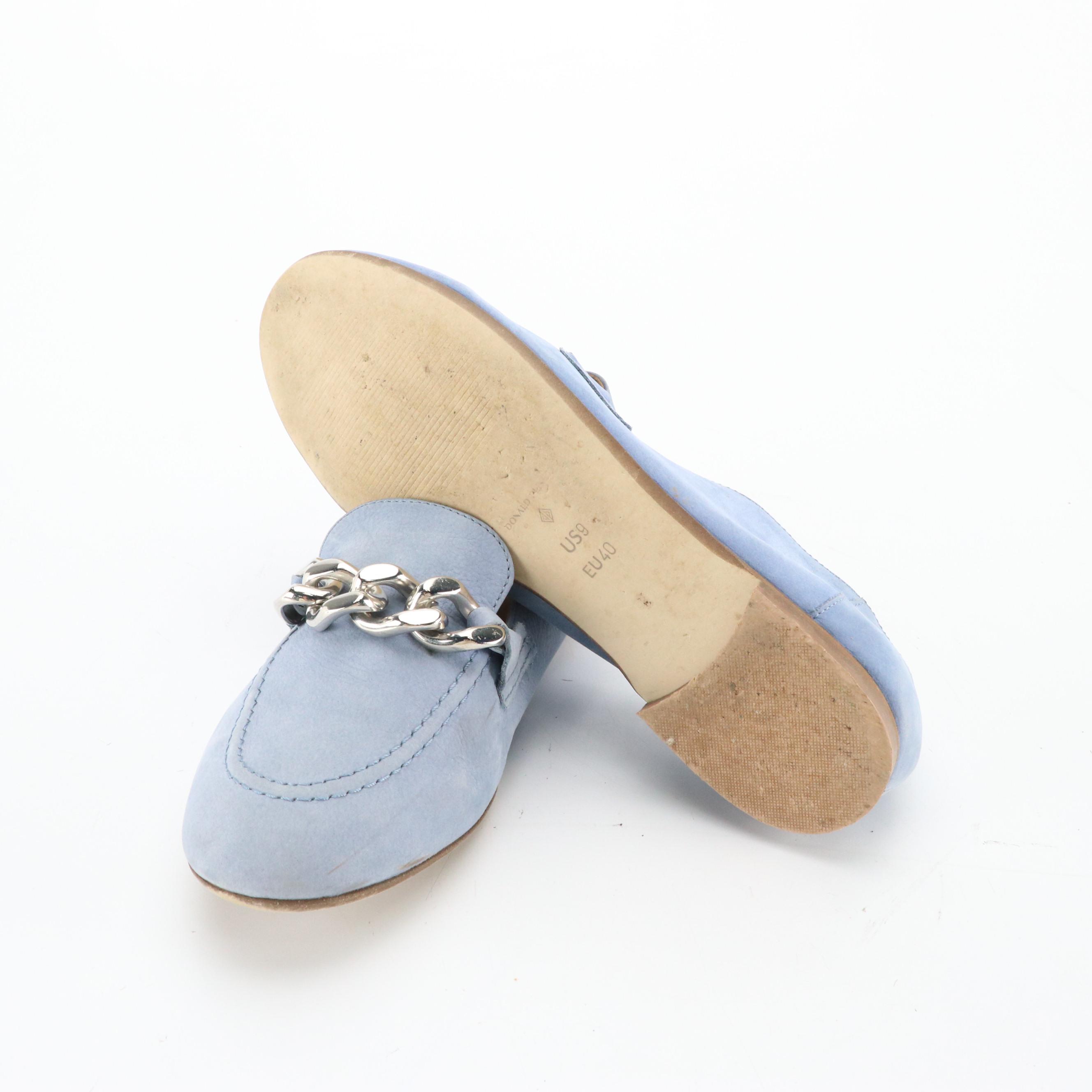 Coach "Felisha" Signature Canvas Loafers, Donald Pliner "Balinda" Chain Loafers