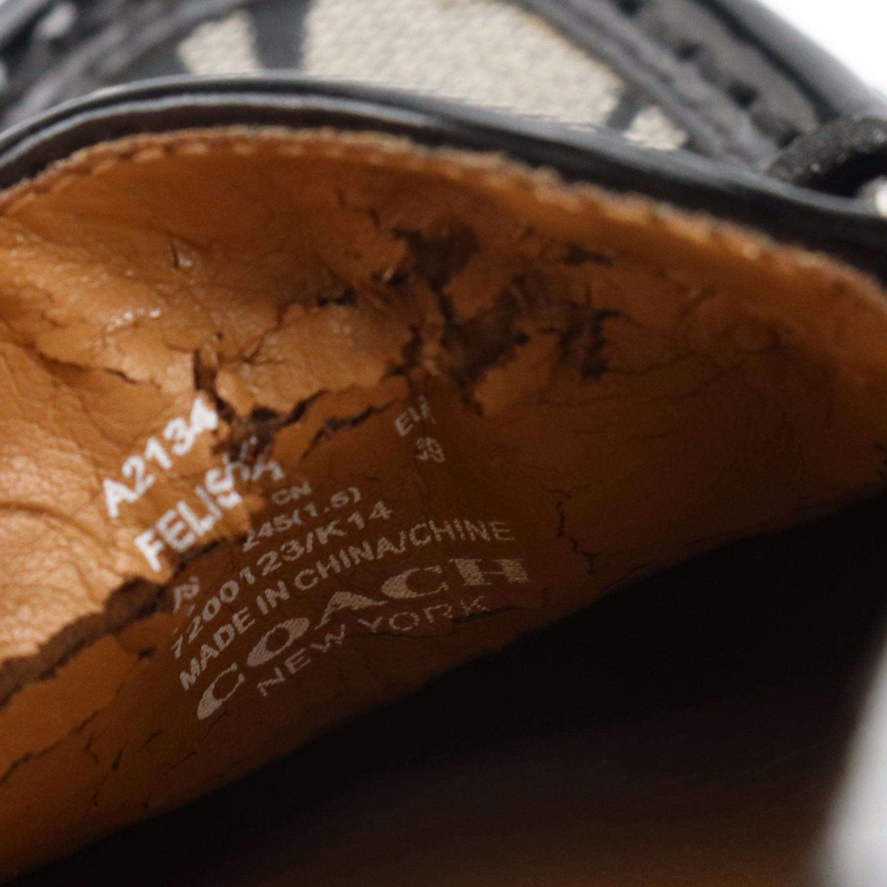 Coach "Felisha" Signature Canvas Loafers, Donald Pliner "Balinda" Chain Loafers