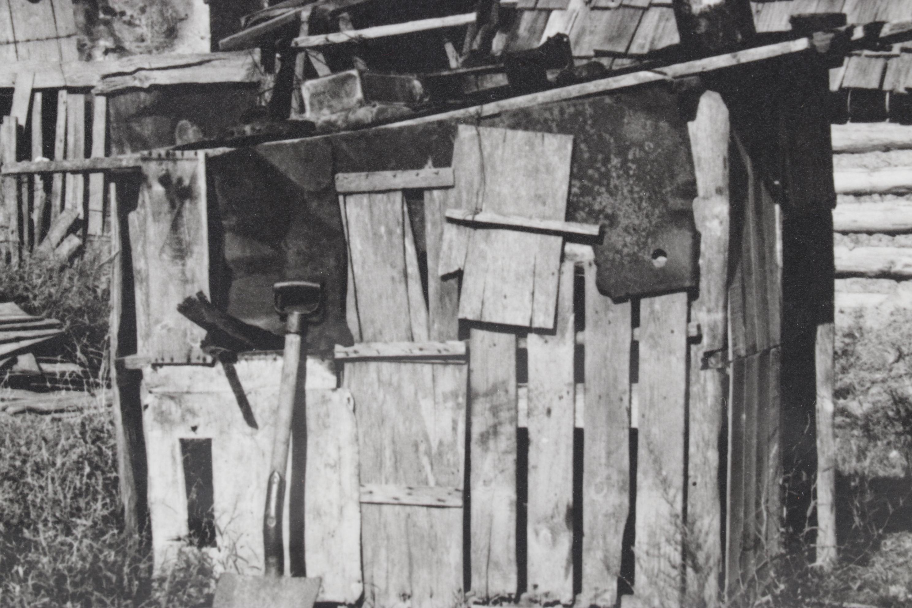 Dorothea Lange Landscape Photograph "Sharecropper's Cabin", Early 21st Century