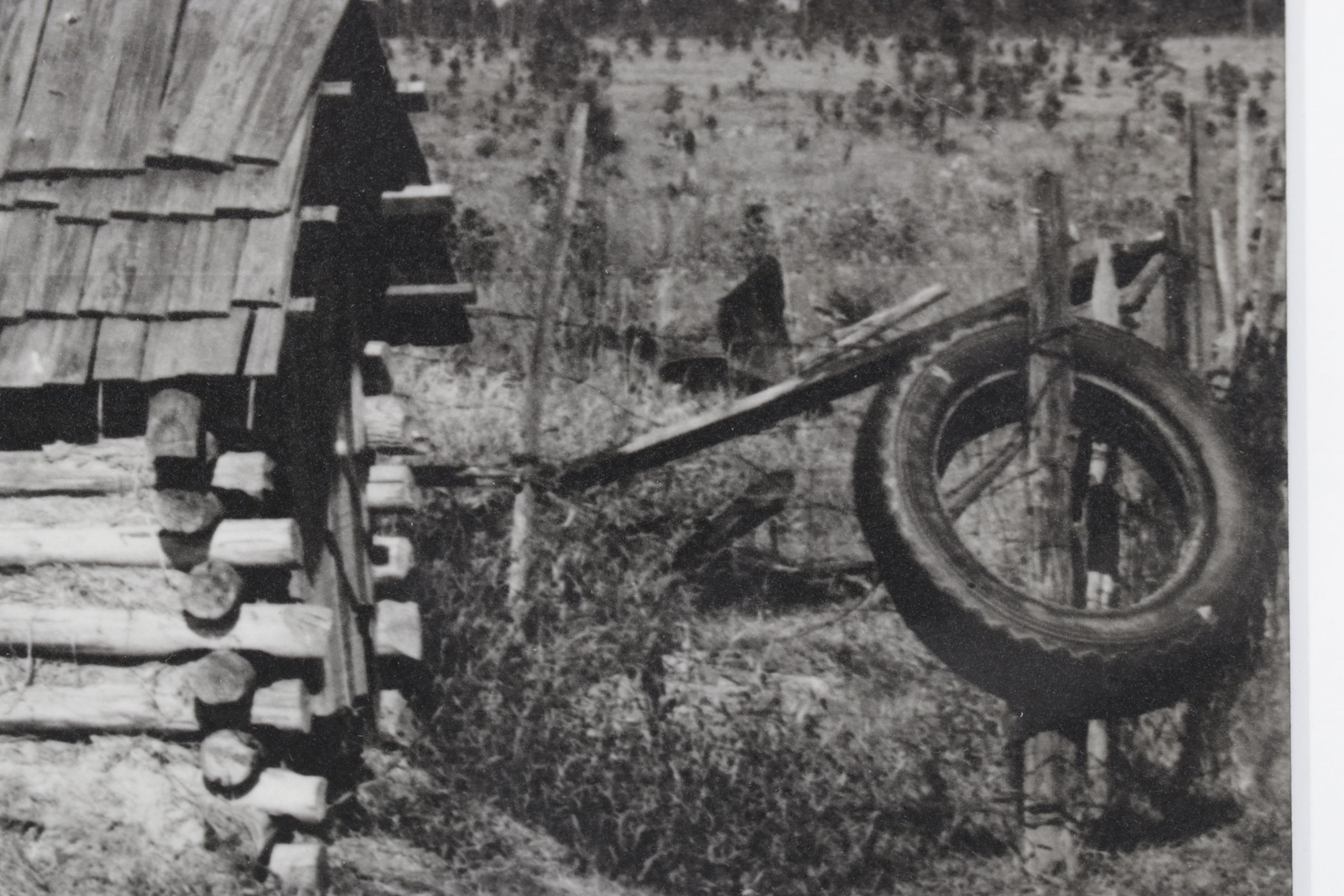 Dorothea Lange Landscape Photograph "Sharecropper's Cabin", Early 21st Century