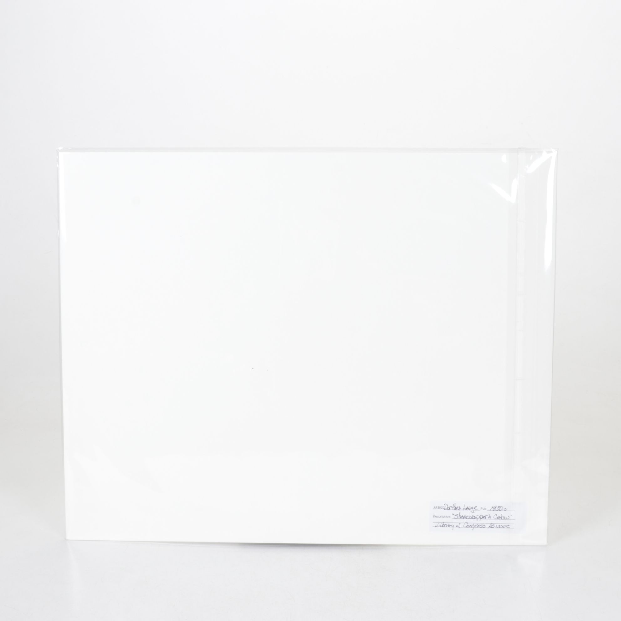 Dorothea Lange Landscape Photograph "Sharecropper's Cabin", Early 21st Century