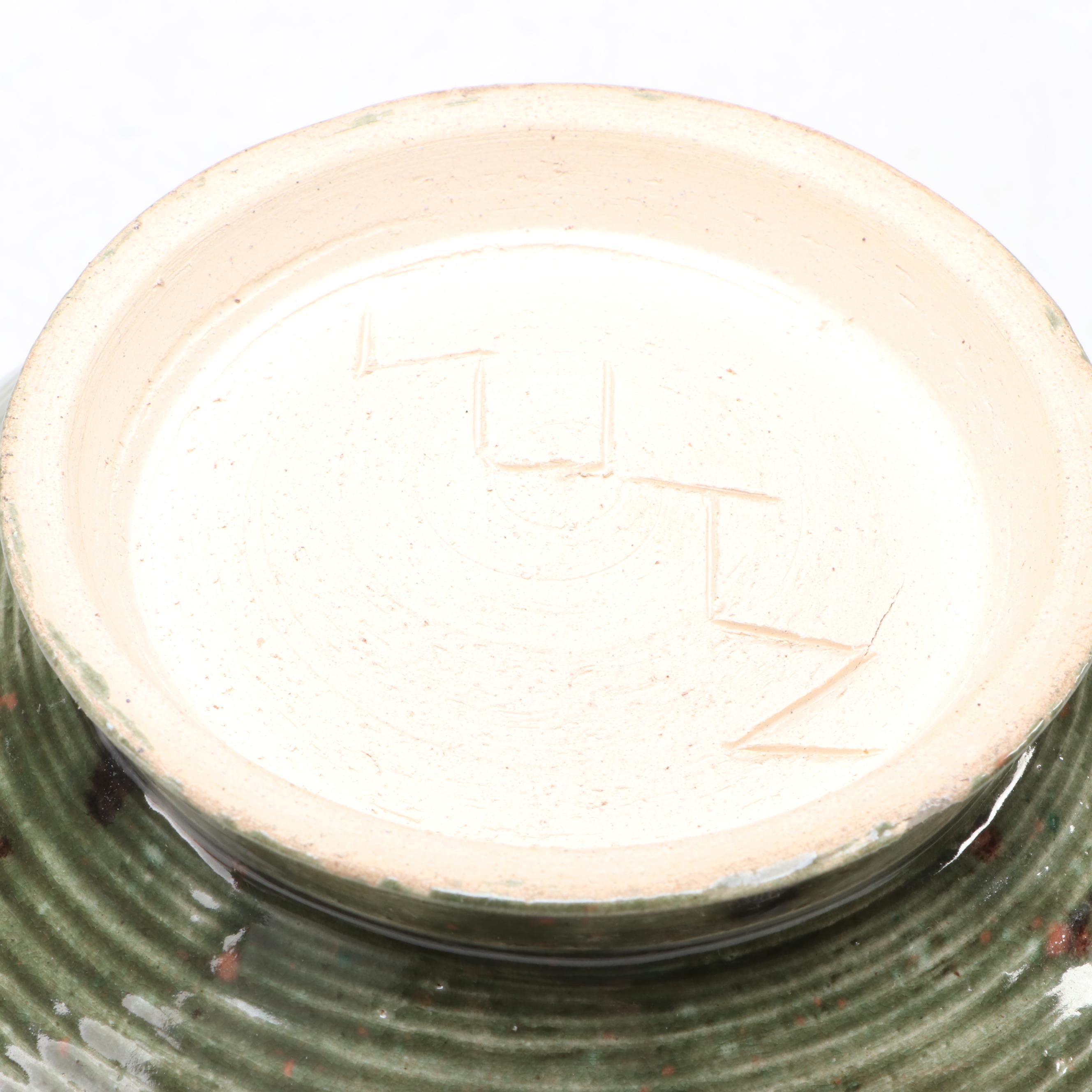 Lutz Speckled Glaze Art Pottery Bowls