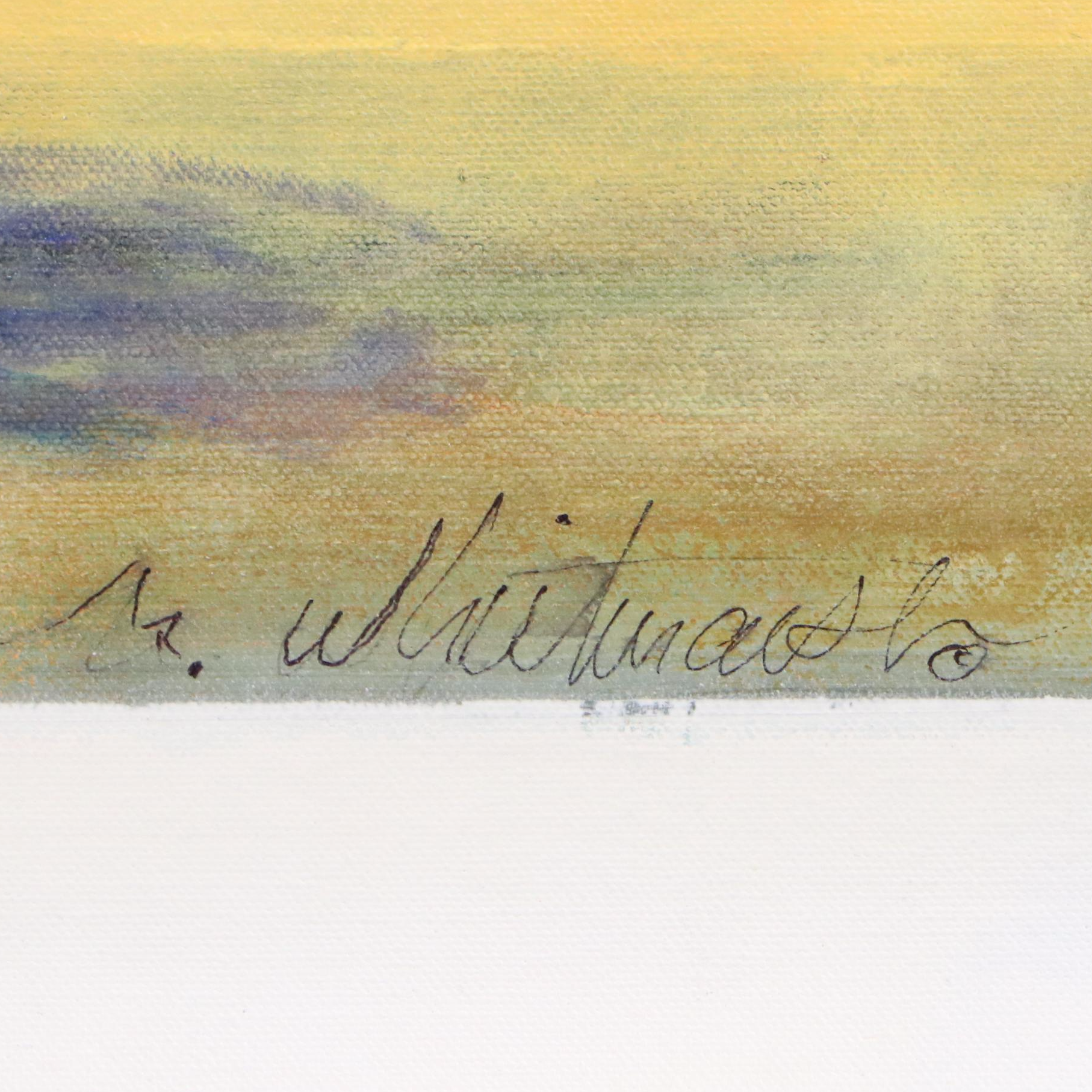 Mark Whitmarsh Still Life Acrylic Painting "Warm Bouquet," 2025