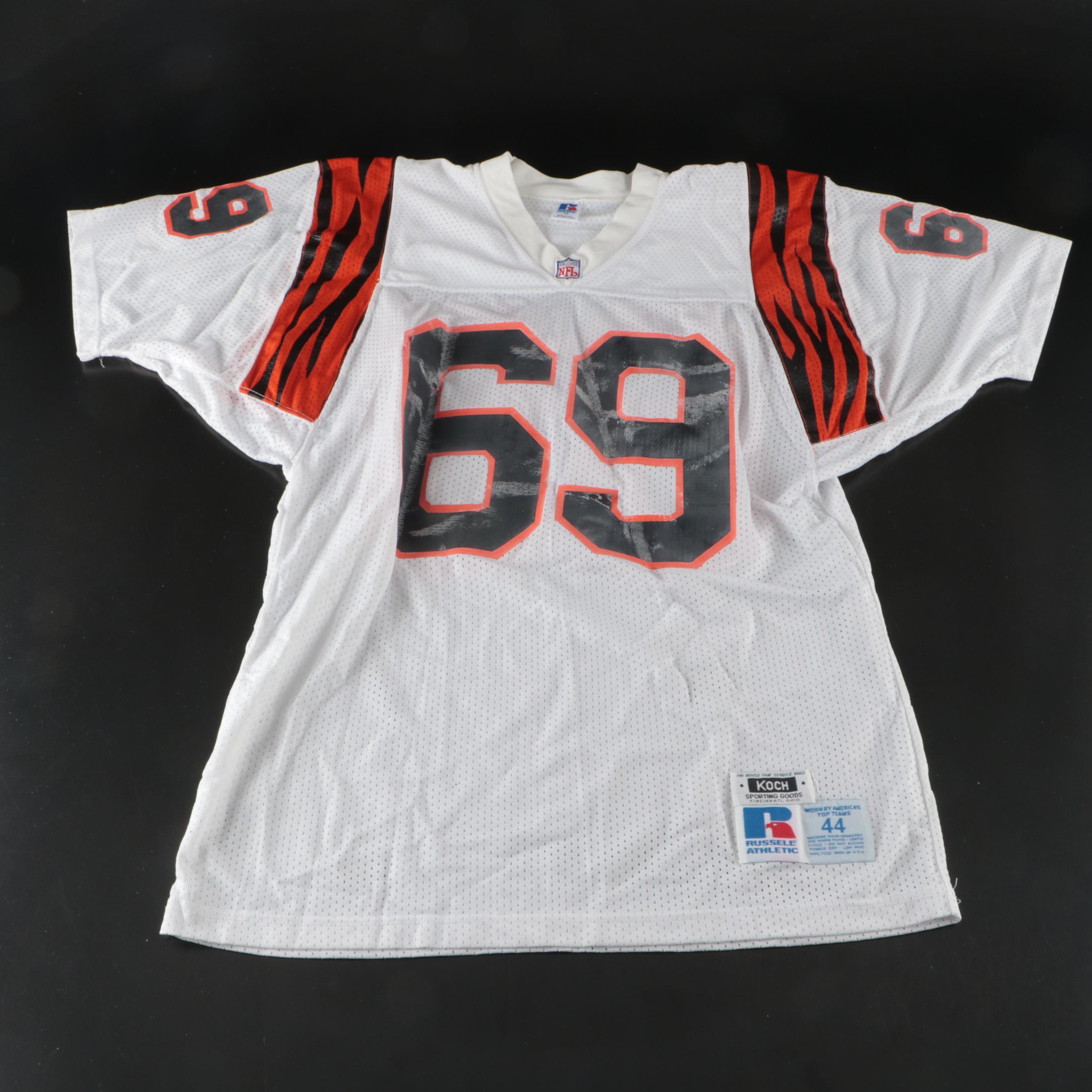Tim Krumrie Player Issued and Signed Cincinnati Bengals Football Jersey