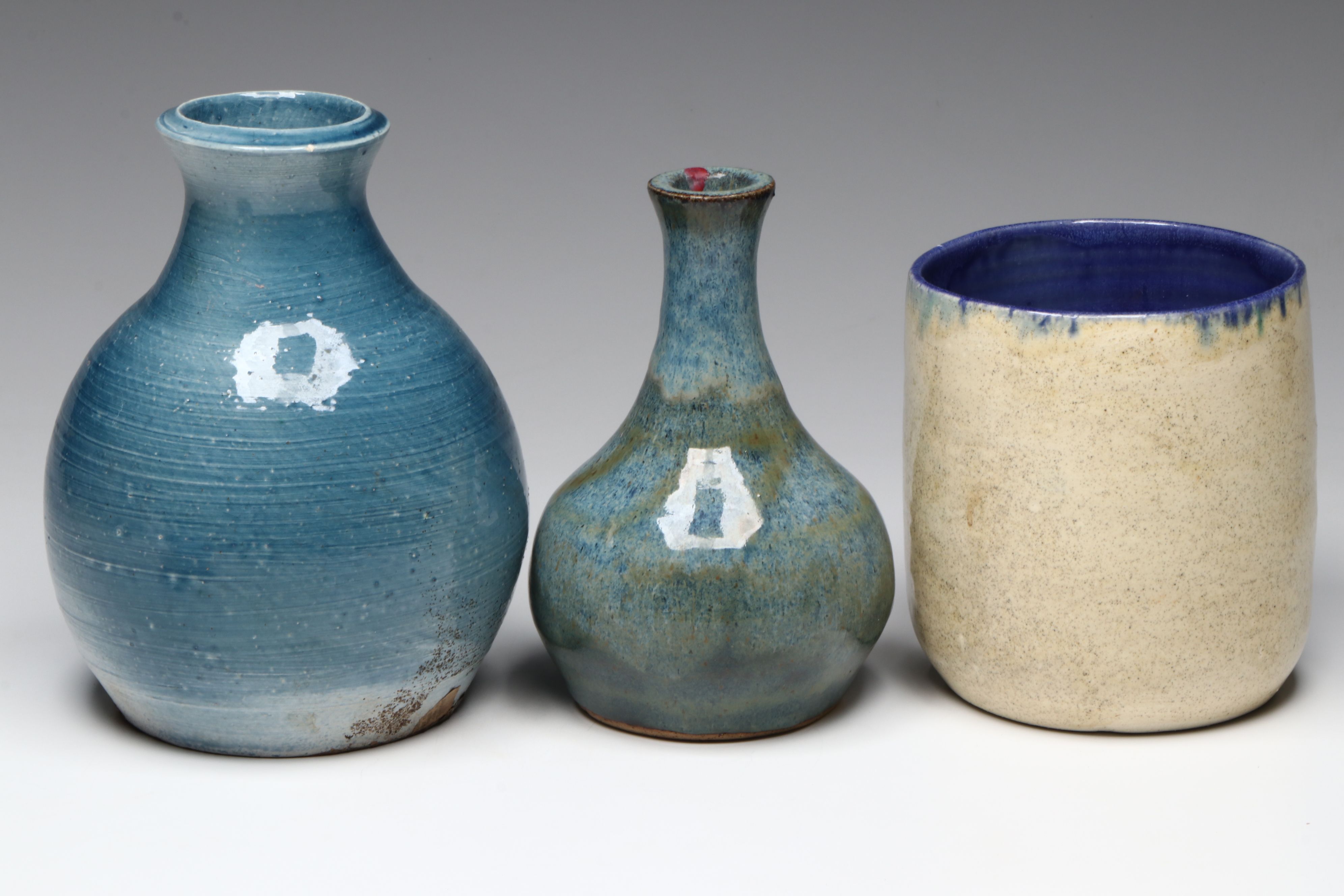 Lutz Art Pottery Vases and Bowls, Late 20th/Early 21st Century