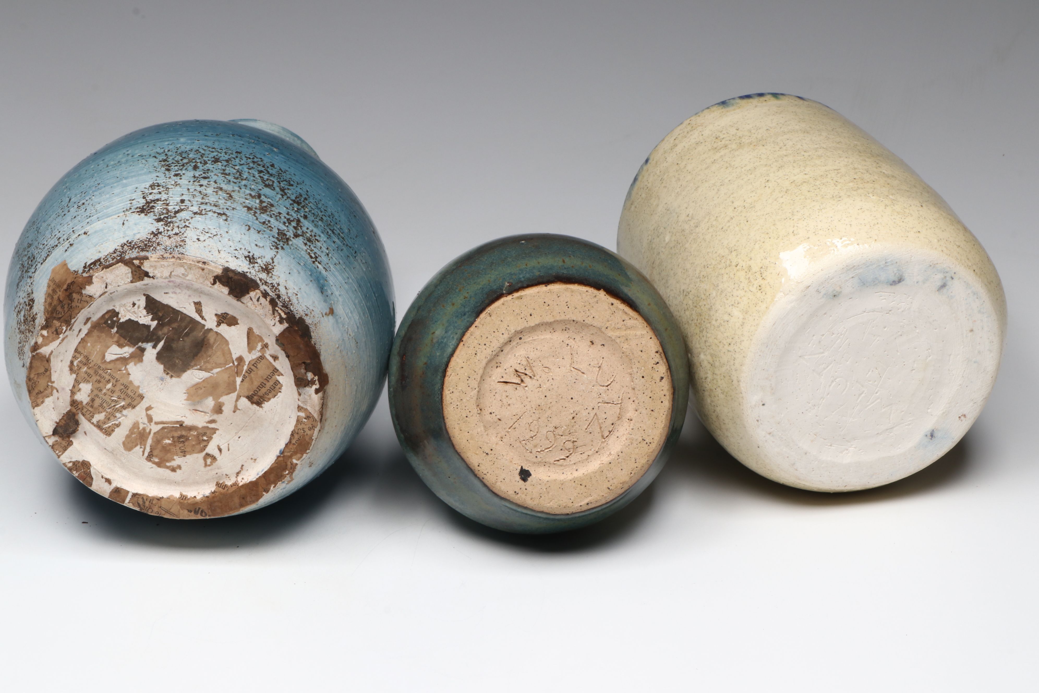Lutz Art Pottery Vases and Bowls, Late 20th/Early 21st Century