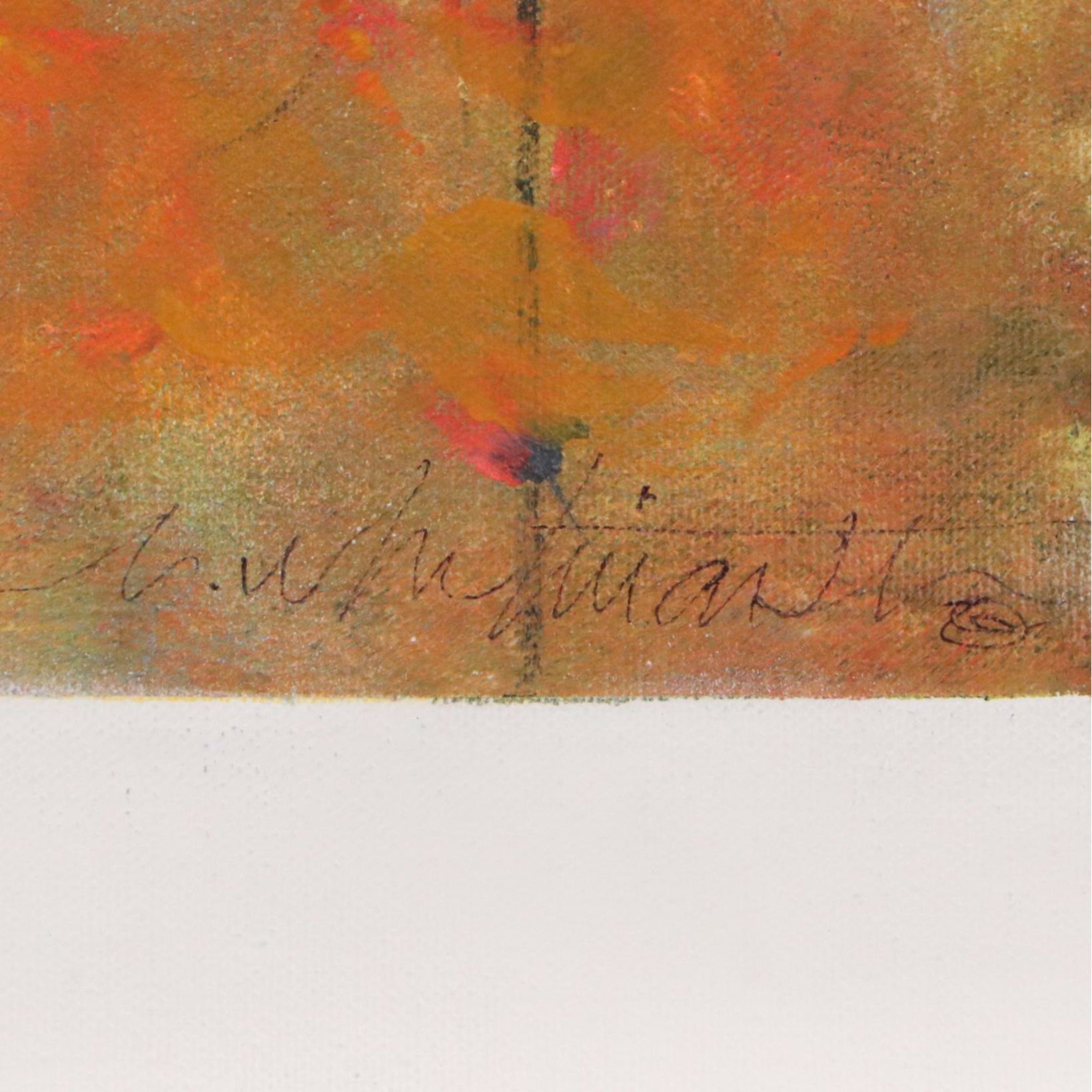 Mark Whitmarsh Landscape Acrylic Painting "October Aspen," 2025