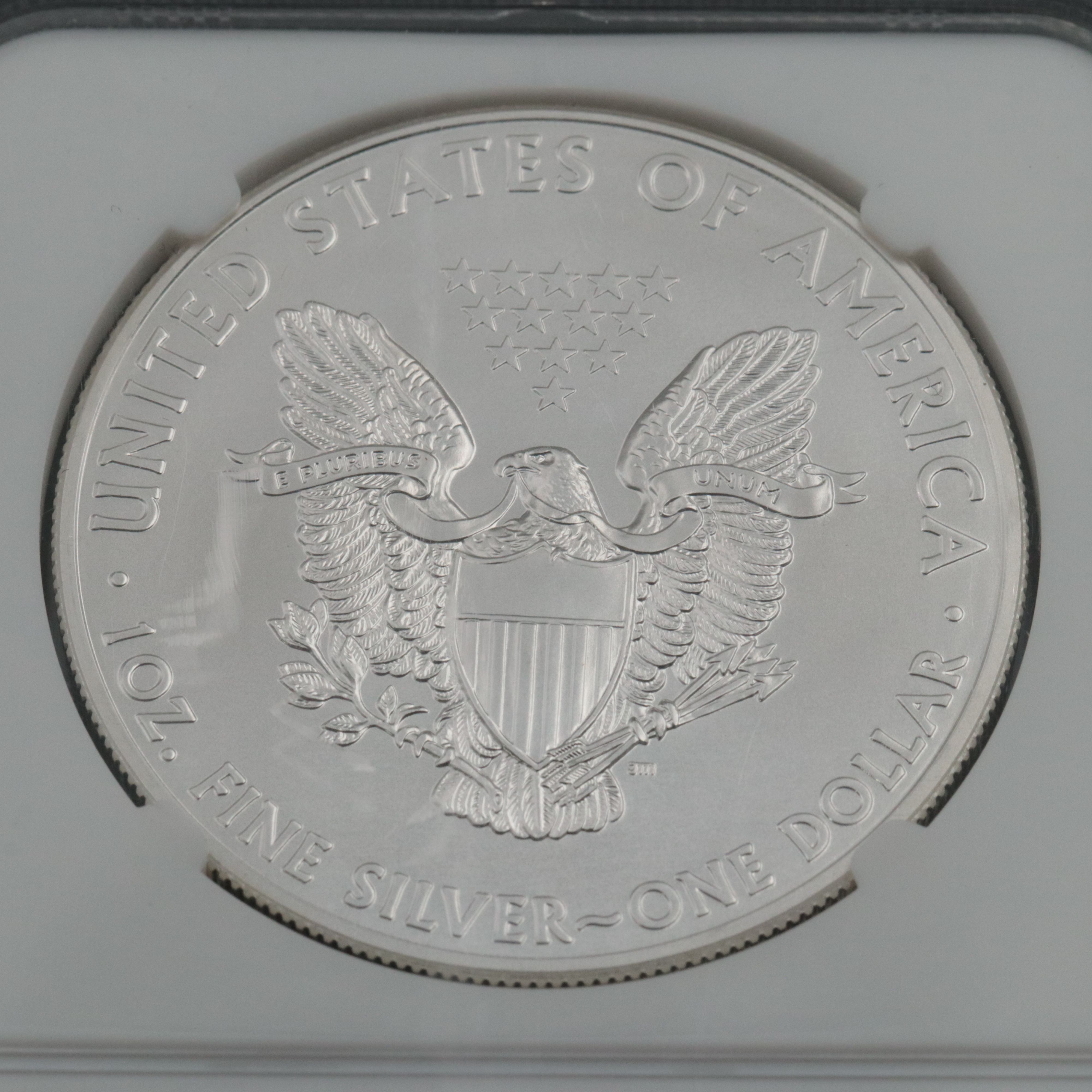 NGC Graded MS70 2015 $1 American Silver Eagle