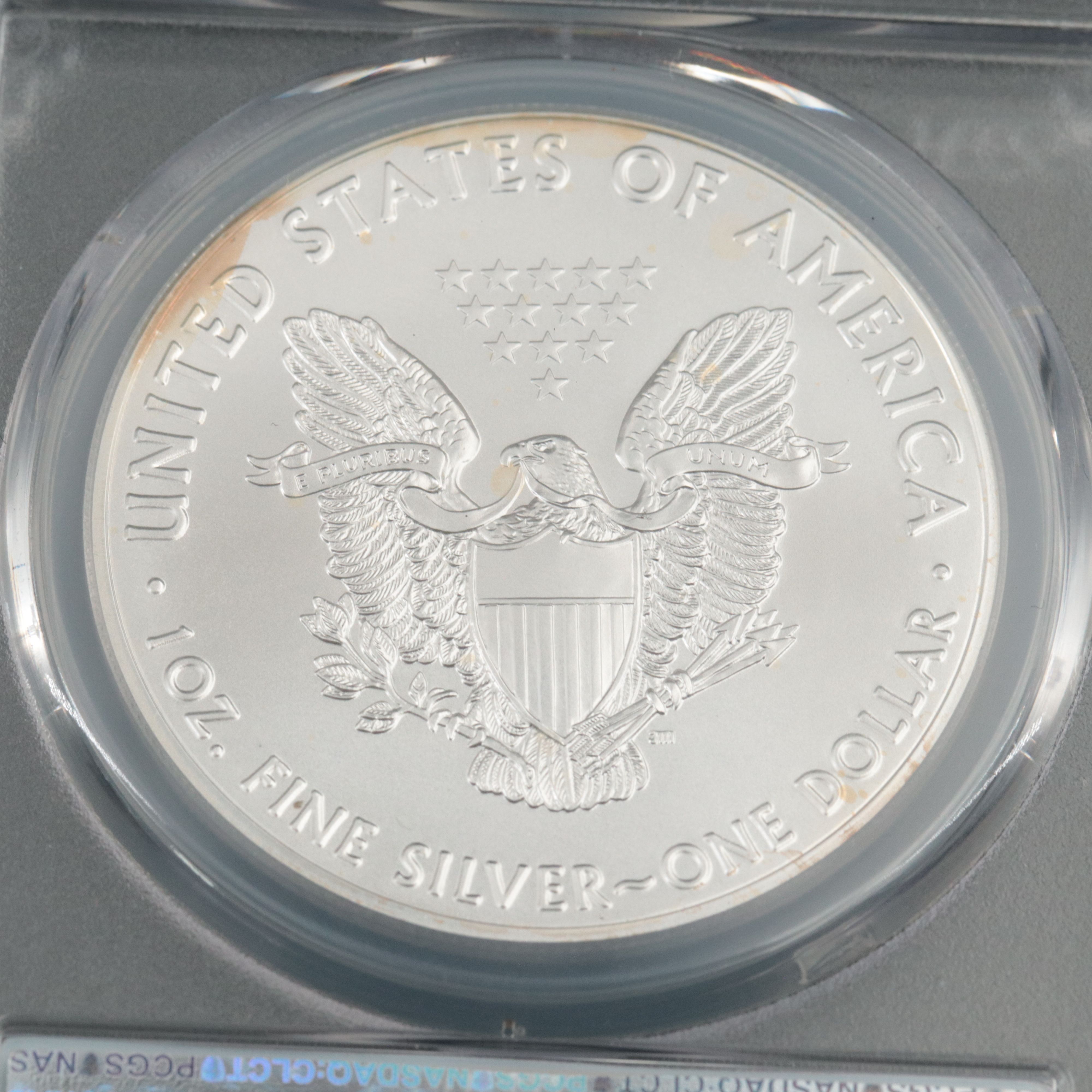 PCGS Graded MS70 2016-(W) $1 American Silver Eagle First Strike