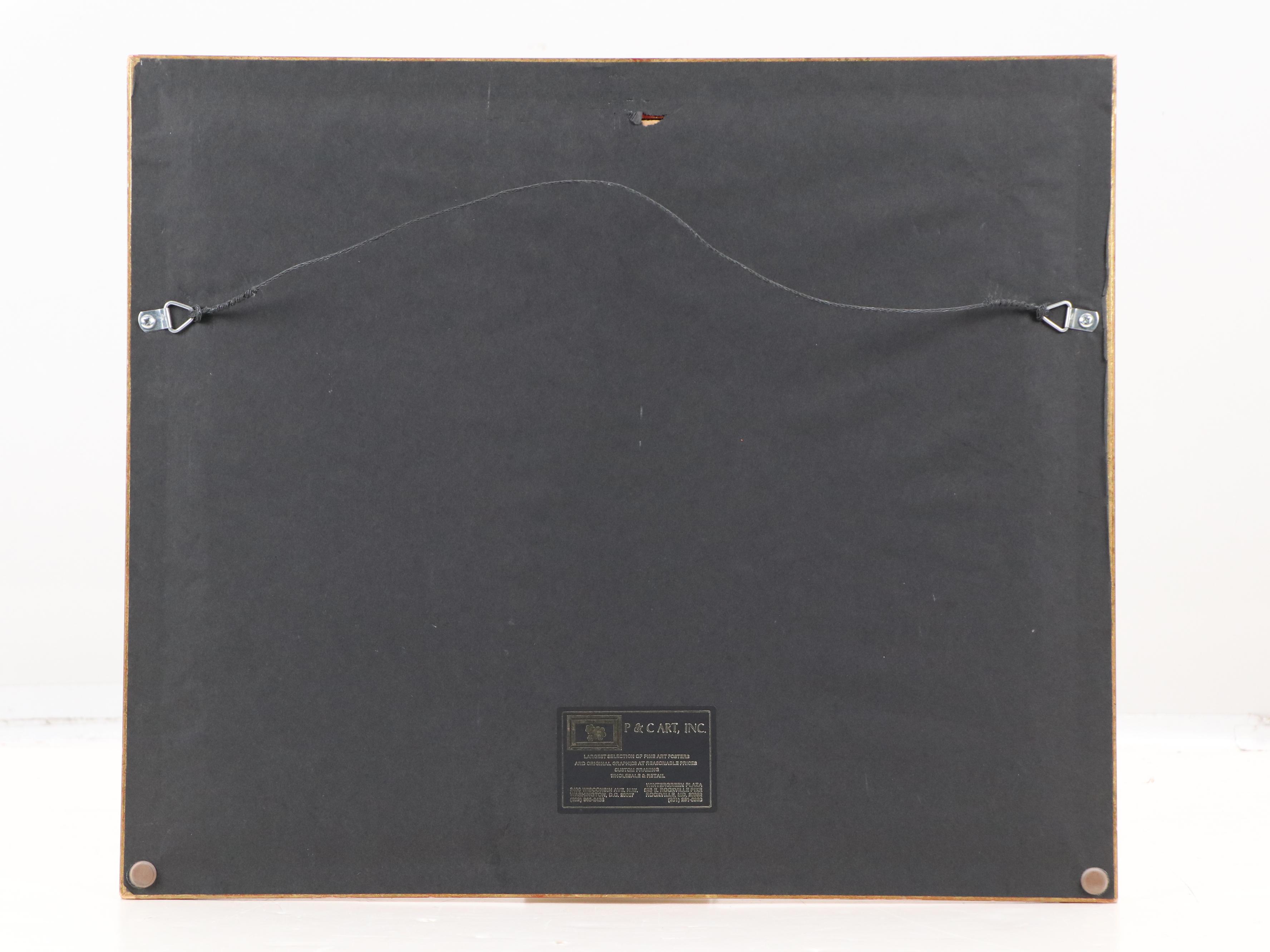 Hand-Embroidered Panel of East Asian Landscape