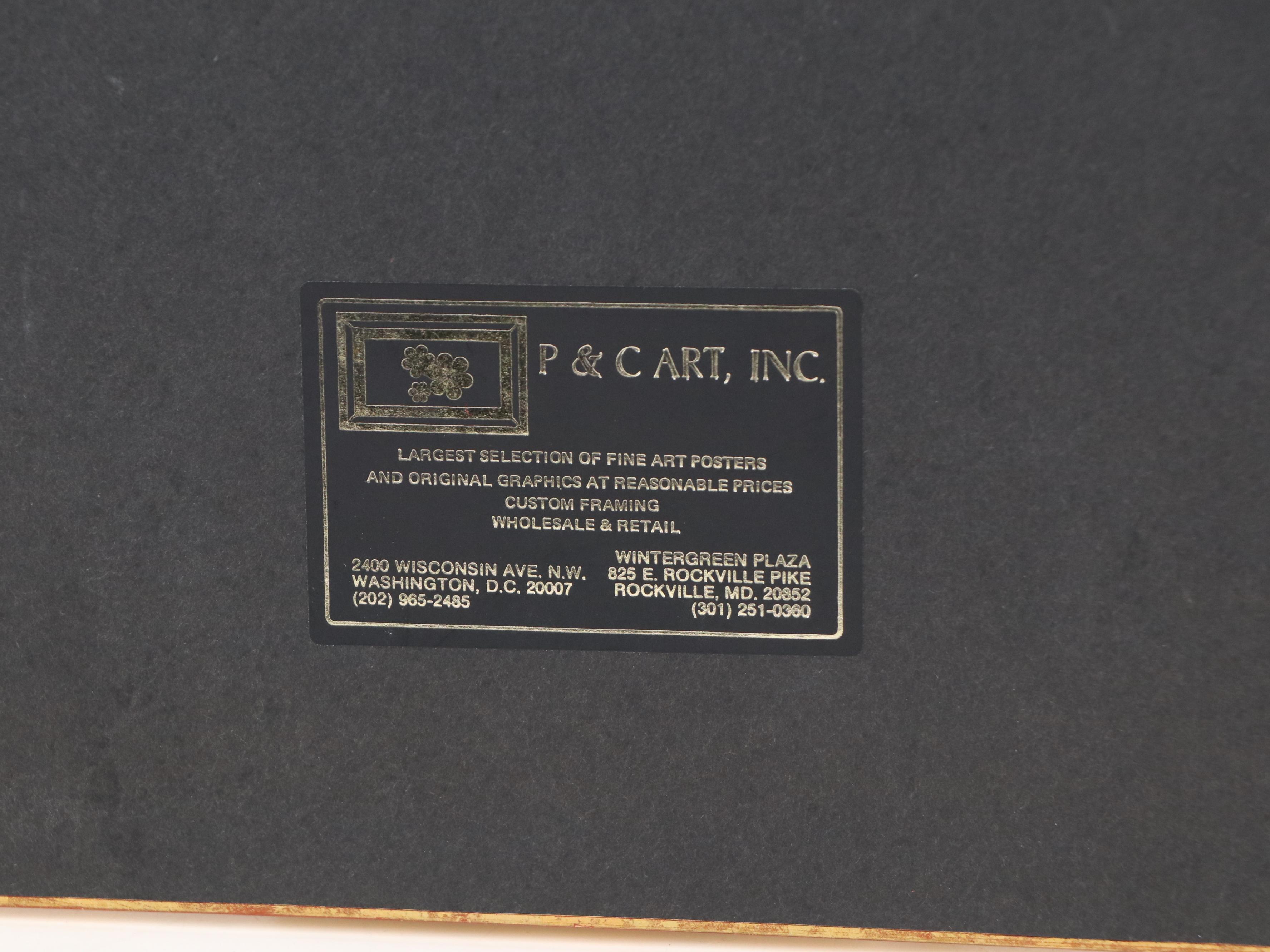 Hand-Embroidered Panel of East Asian Landscape