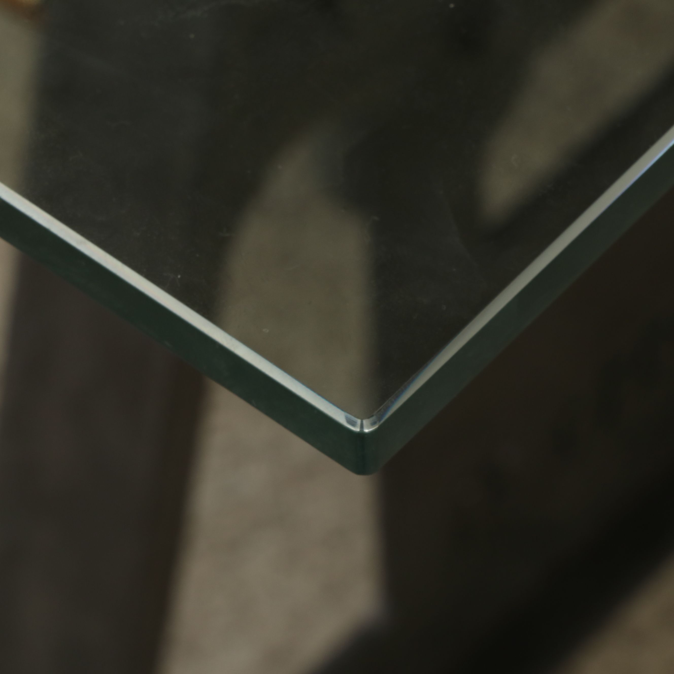 Arhaus "Industrial Crank" Metal Desk with Glass Top