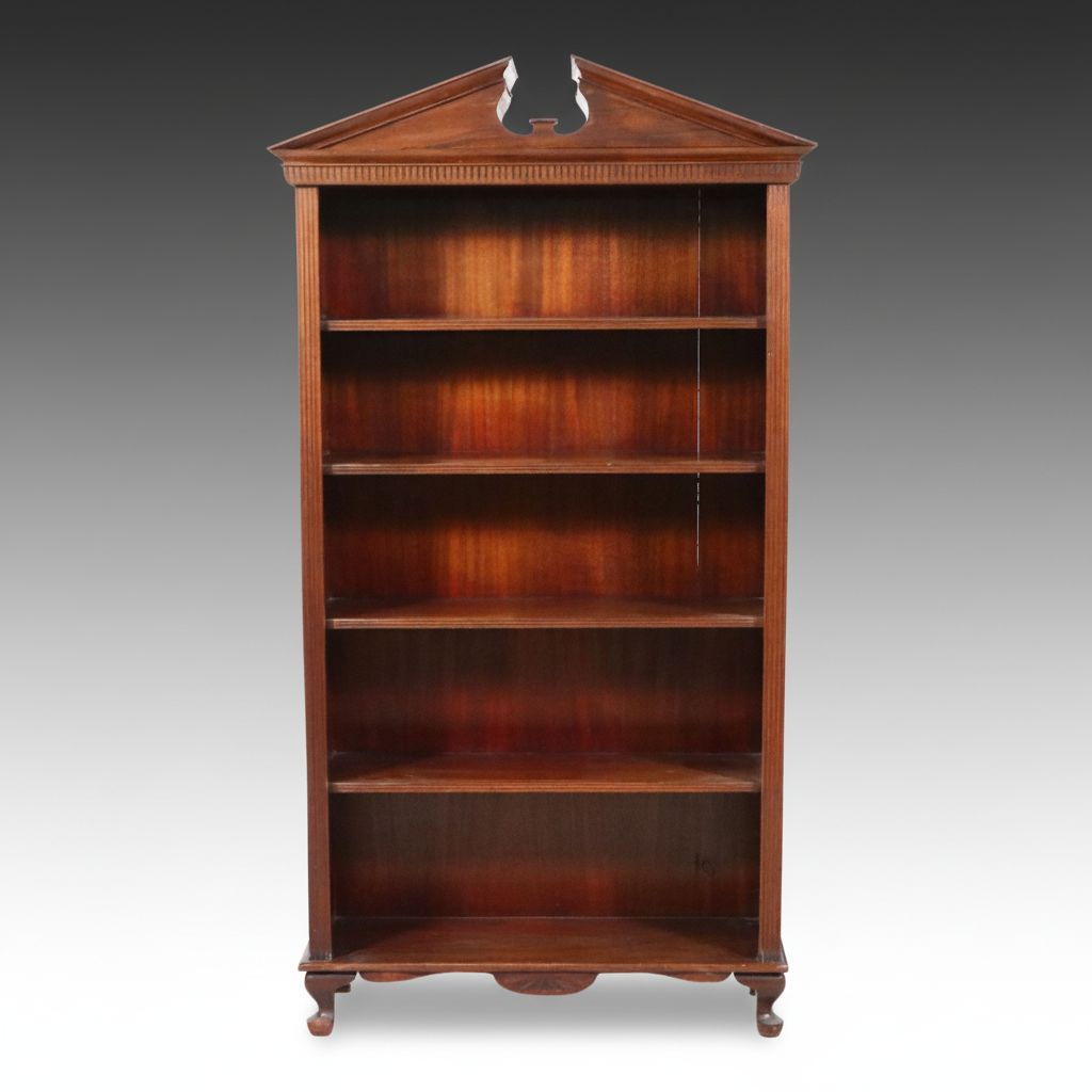 Bench-Made Federal Style Bookcase, Late 20th Century