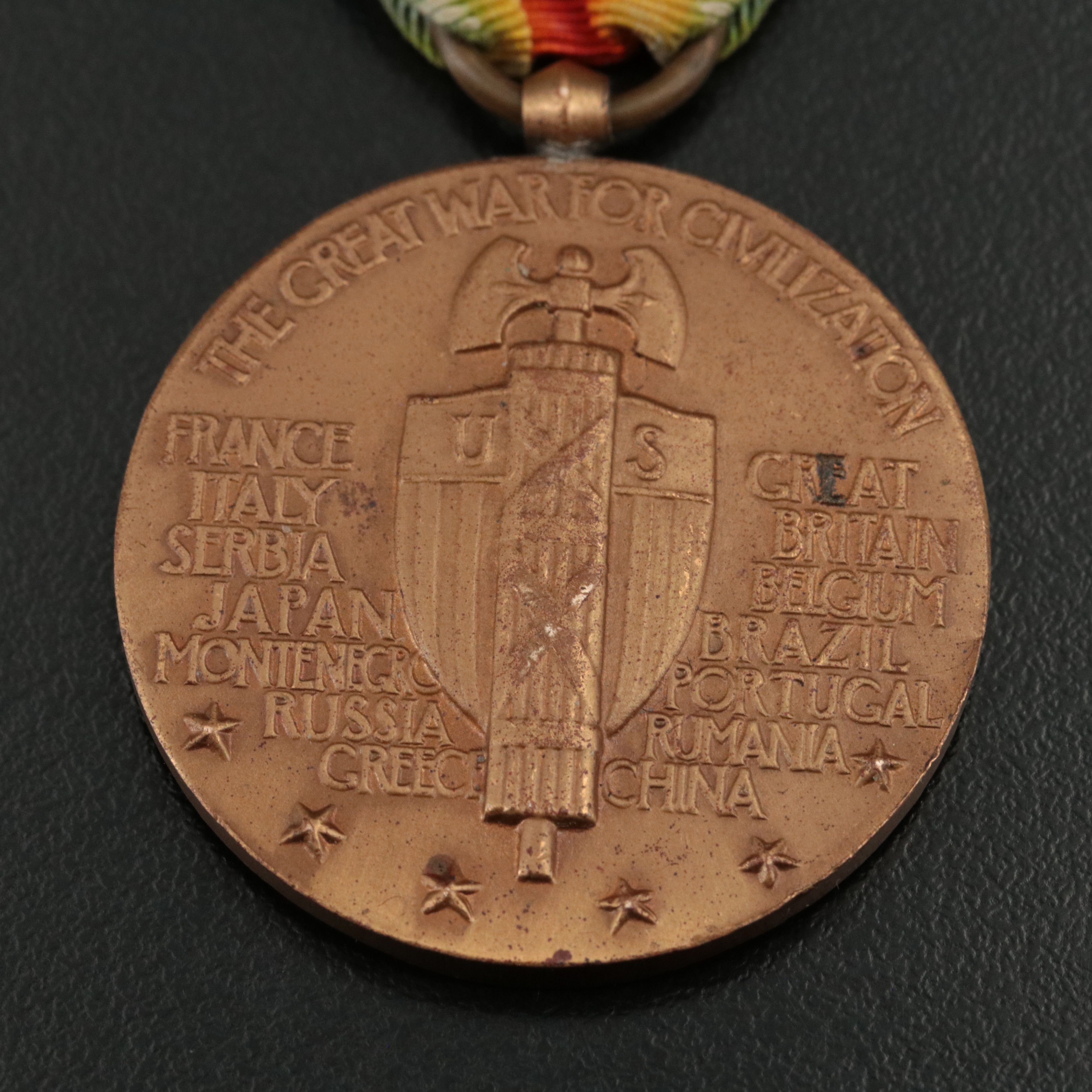 1914-1918 France Inter-Allied Victory Bronze Medal