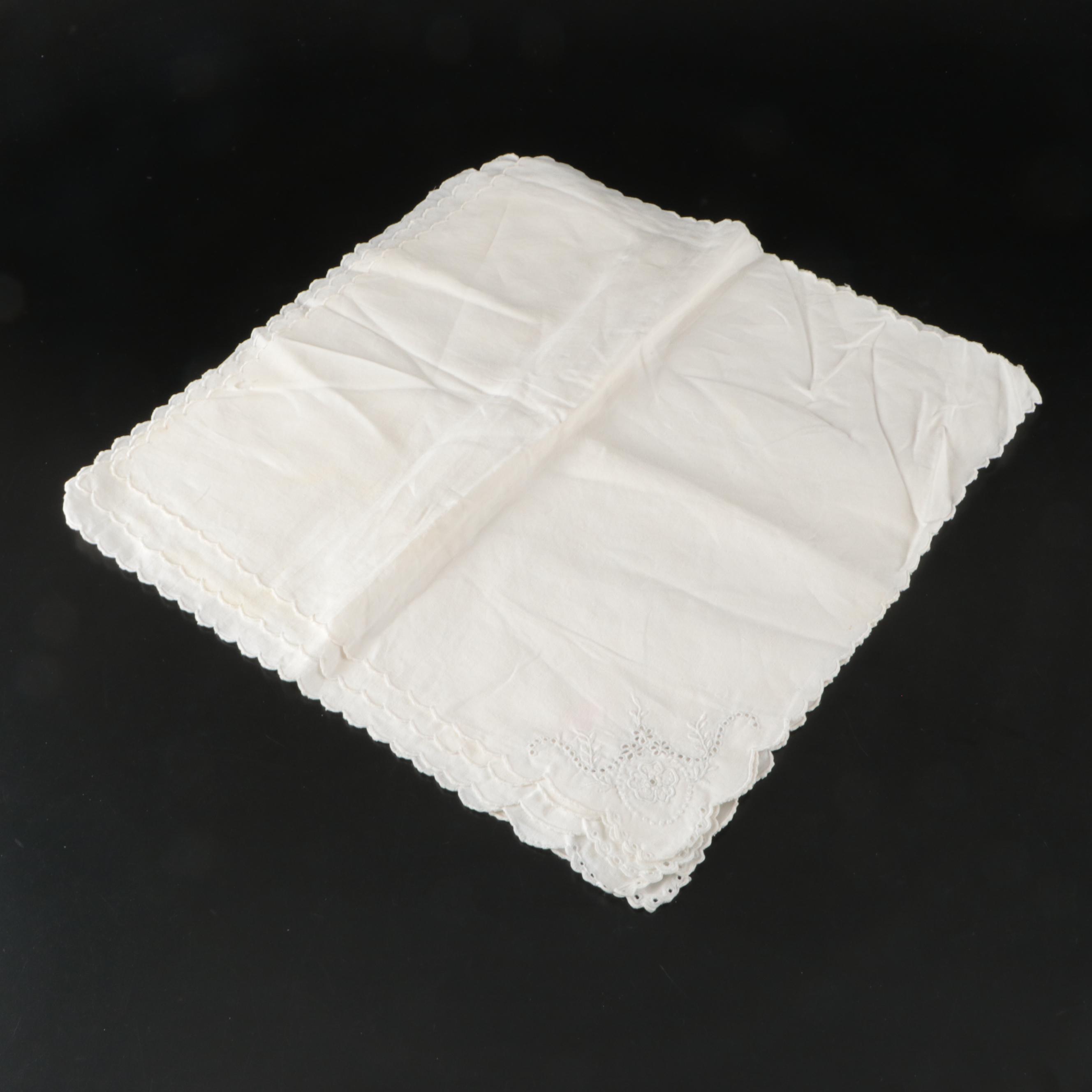 Tablecloths, Placemats, Napkins, and Table Runners with Embroidery and Lace