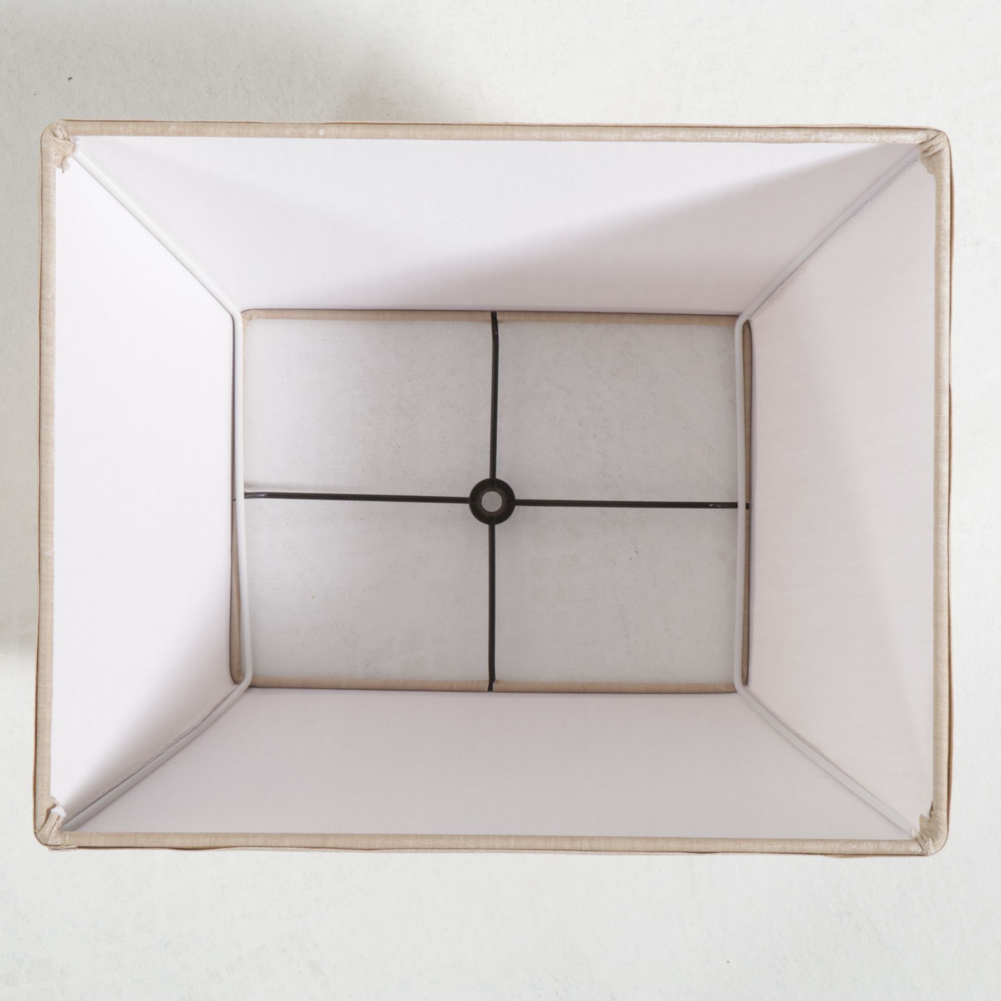 Oil Rubbed Bronze Floor Table Lamp with Magazine Rack, Silk Shade