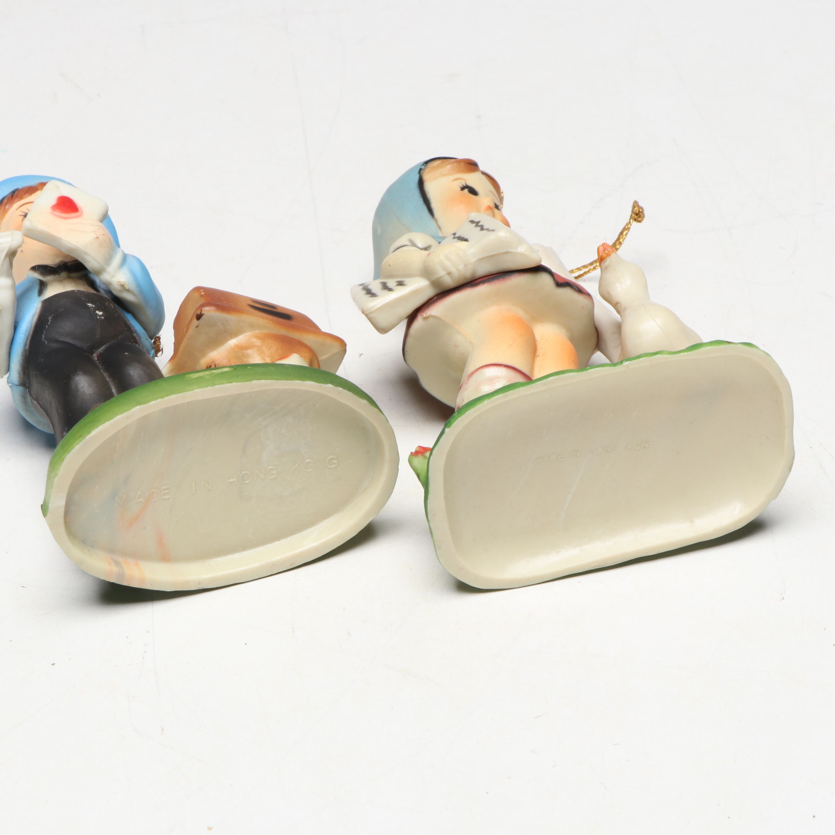 Wells Fargo Stagecoach and Rocking Horse Cookie Jars with Kurt Adler Ornaments