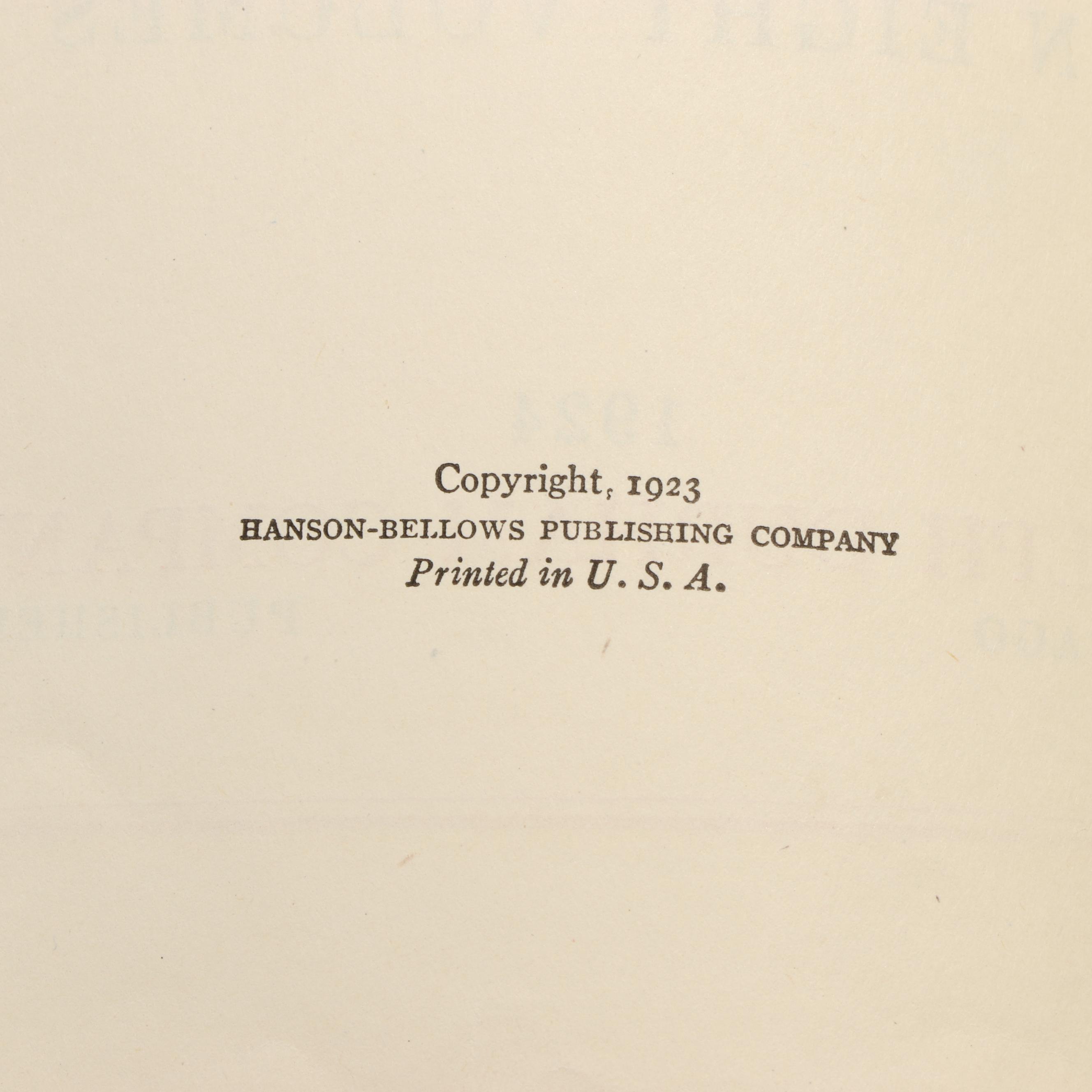 Extension Edition "The American Educator" Complete Set, 1924