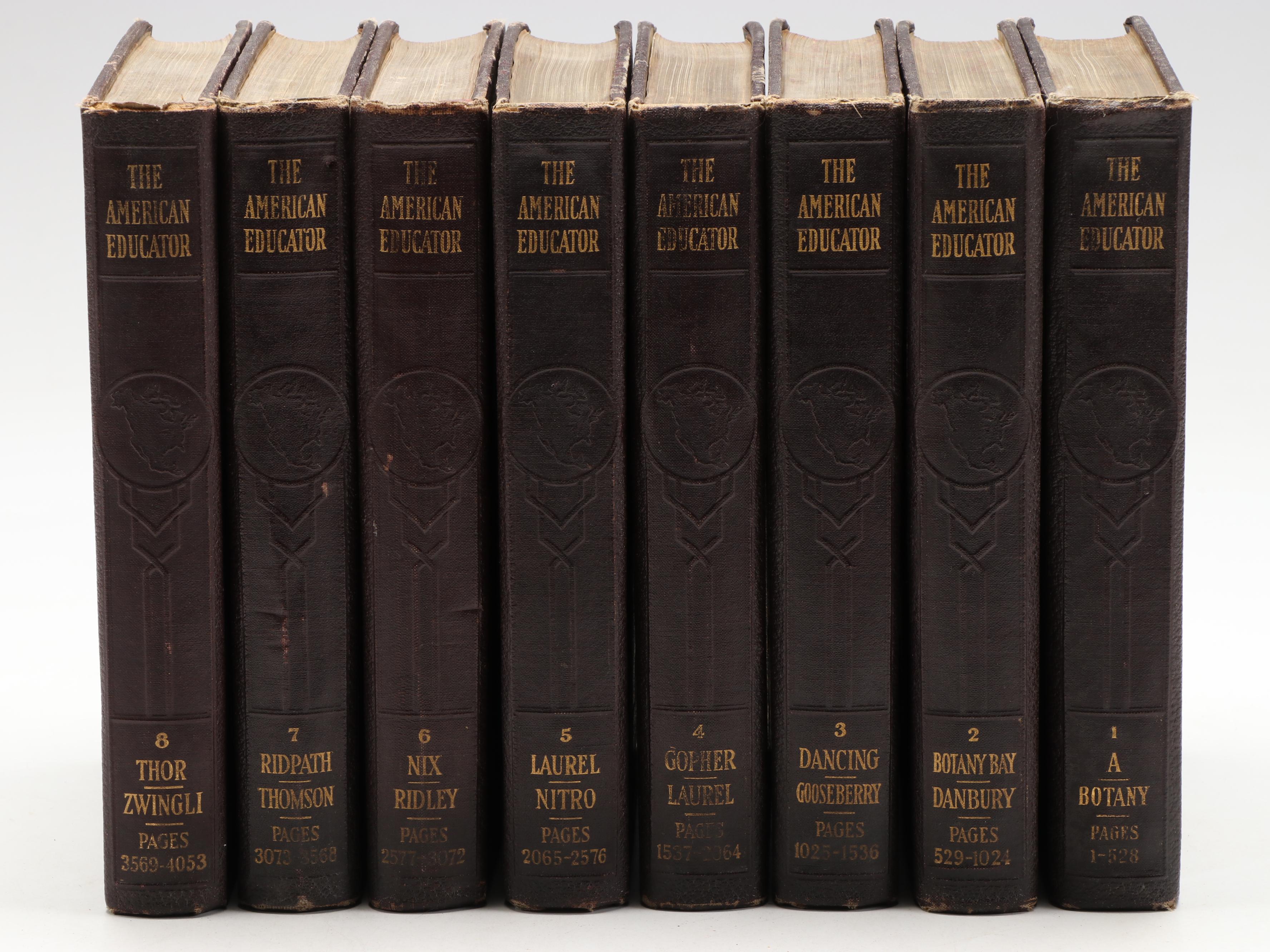 Extension Edition "The American Educator" Complete Set, 1924