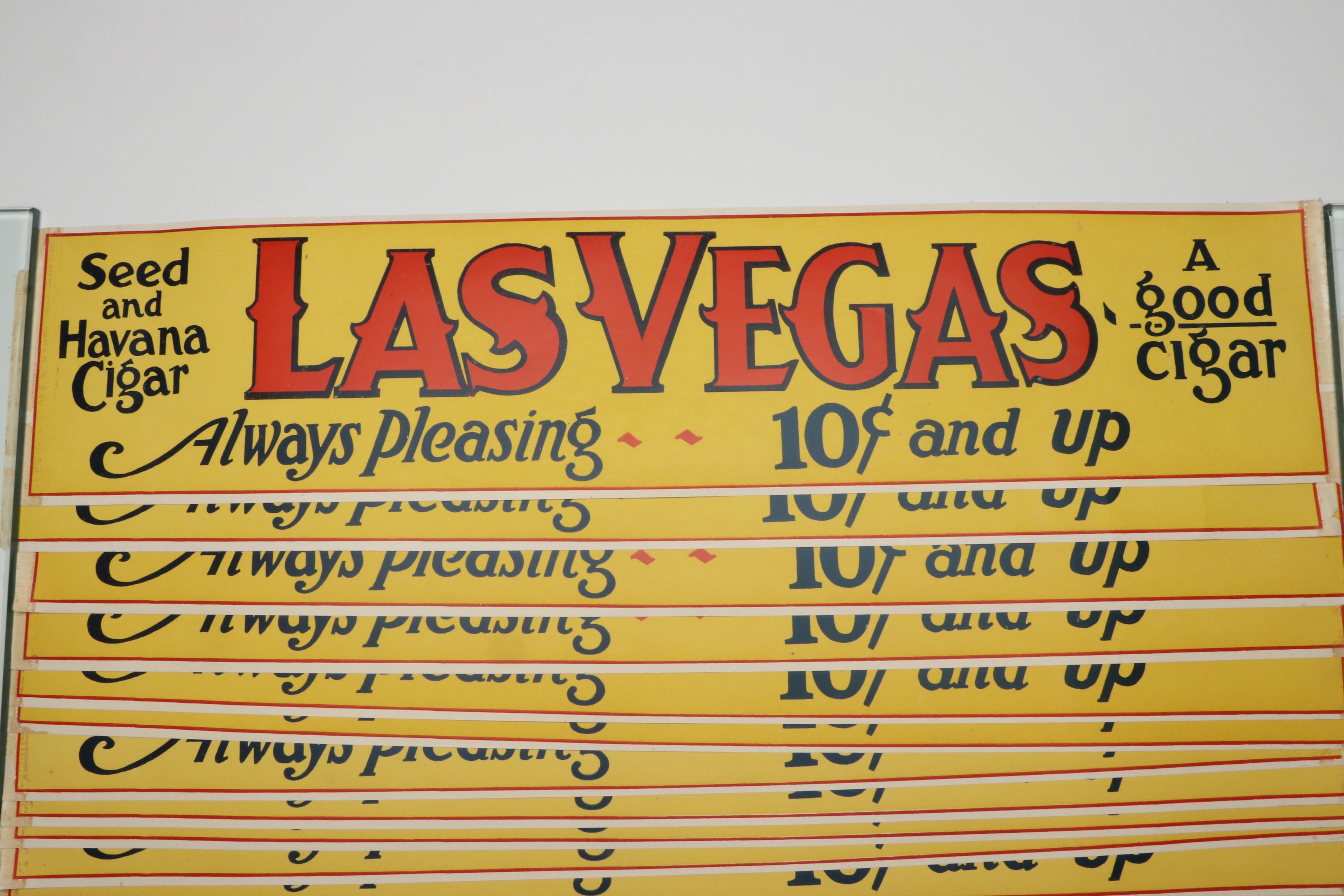 Las Vegas Seed and Havana Cigar Posters and American Derby Label, Mid-20th C.