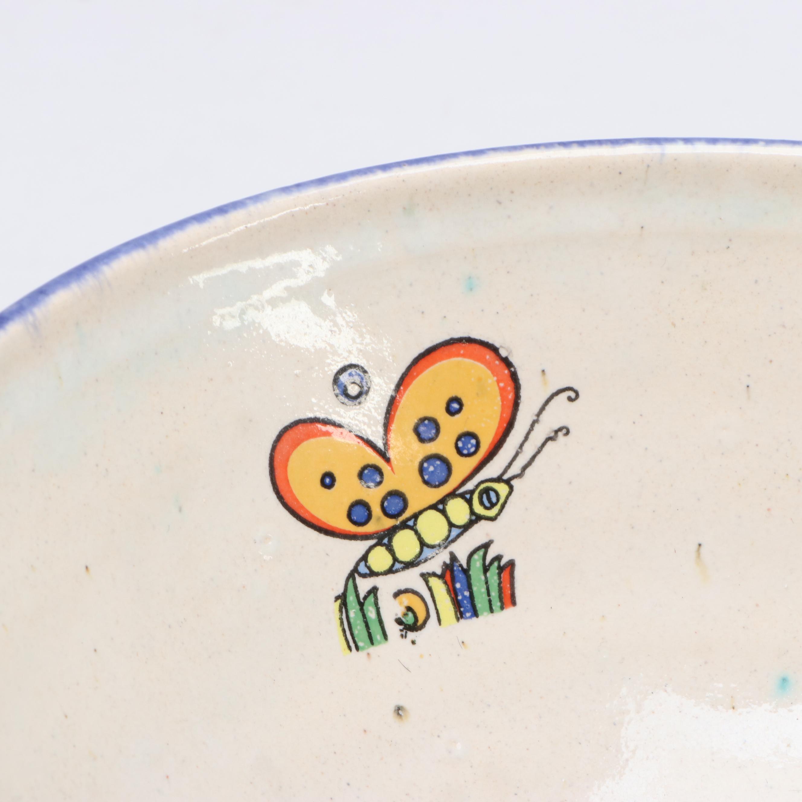 Lutz Art Pottery Stoneware Bowls