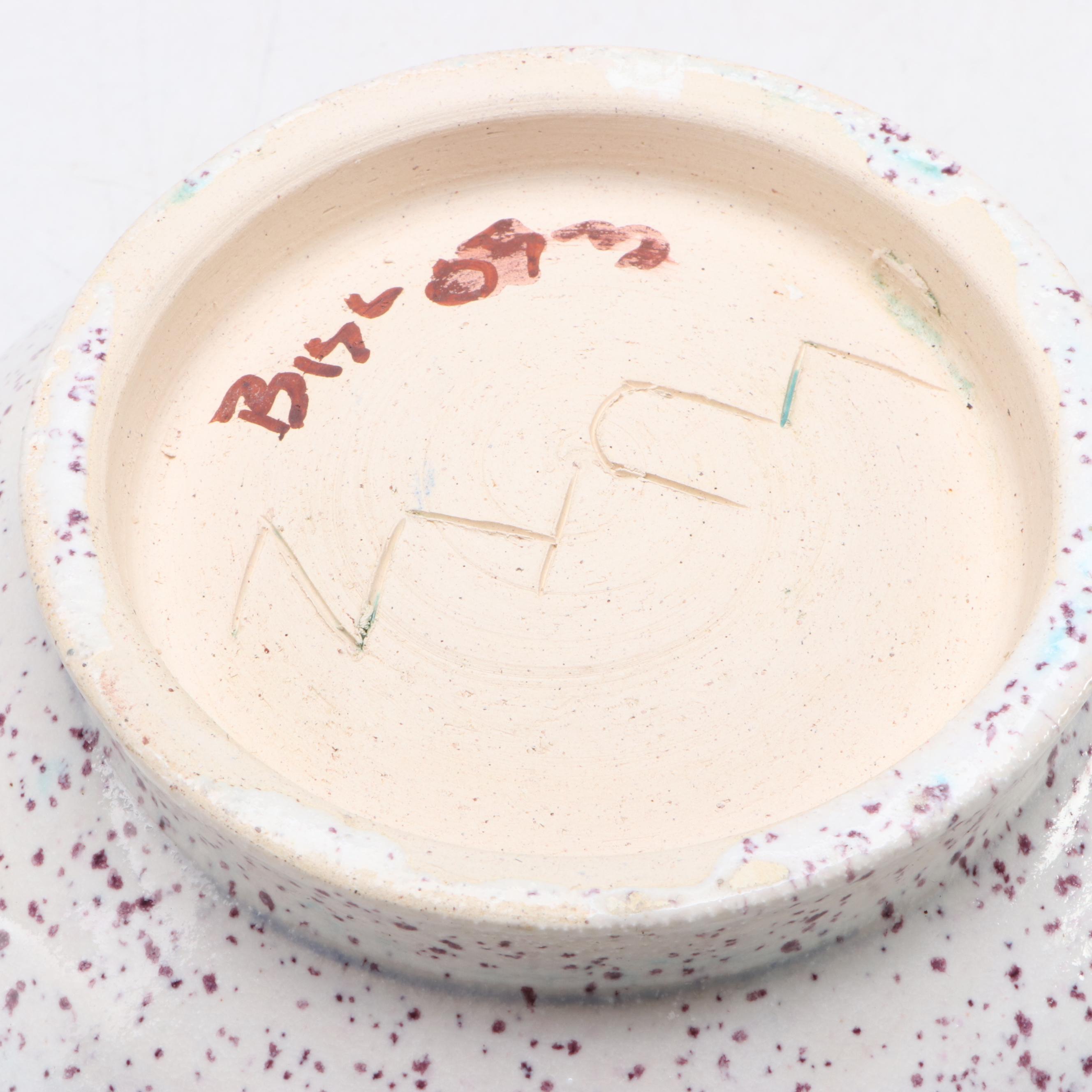 Lutz Art Pottery Stoneware Bowls