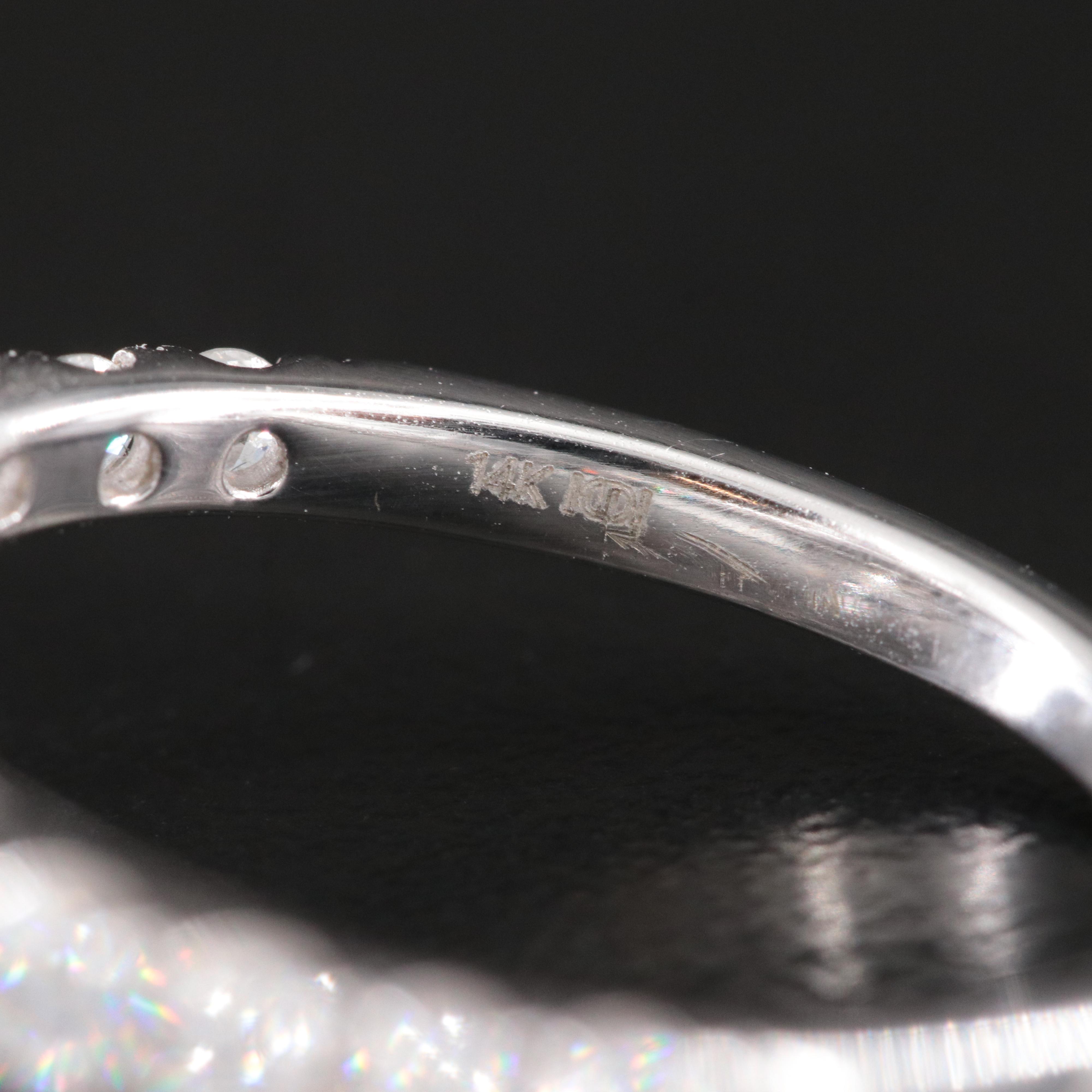 14K 5.64 CTW Lab Grown Diamond Ring