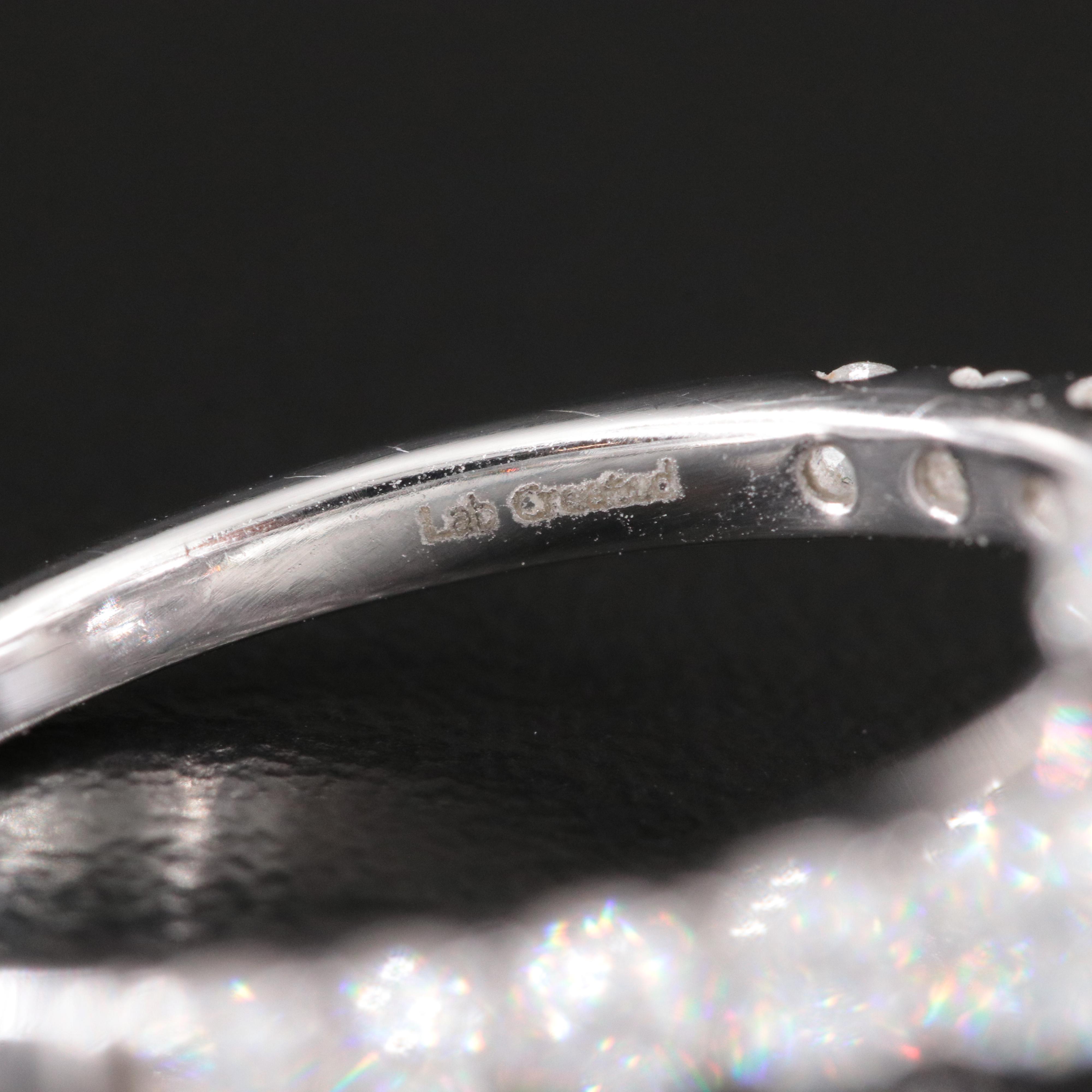 14K 5.64 CTW Lab Grown Diamond Ring