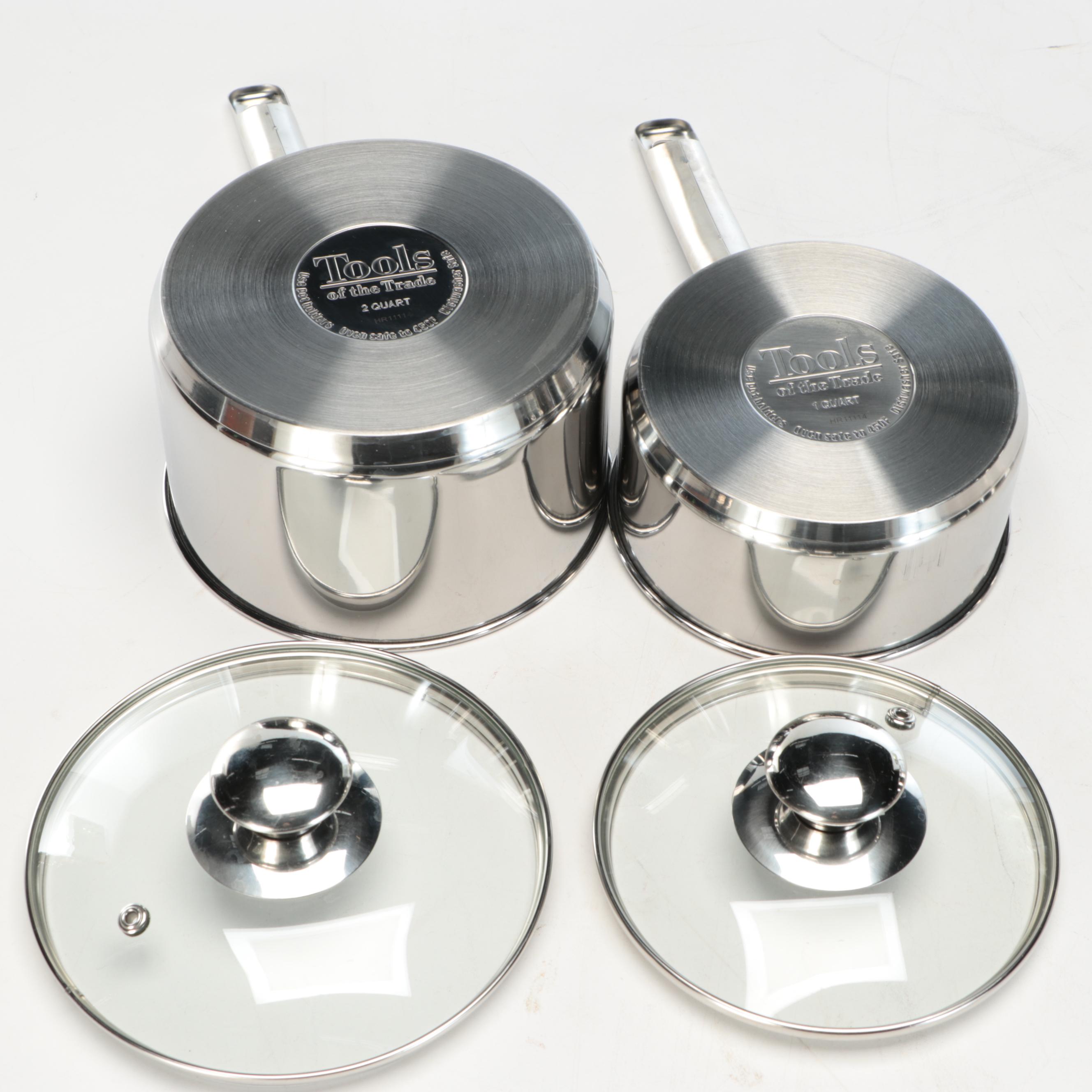 Cuisinart Toaster with Tools of the Trade Stainless Pots, Tea Kettle and More