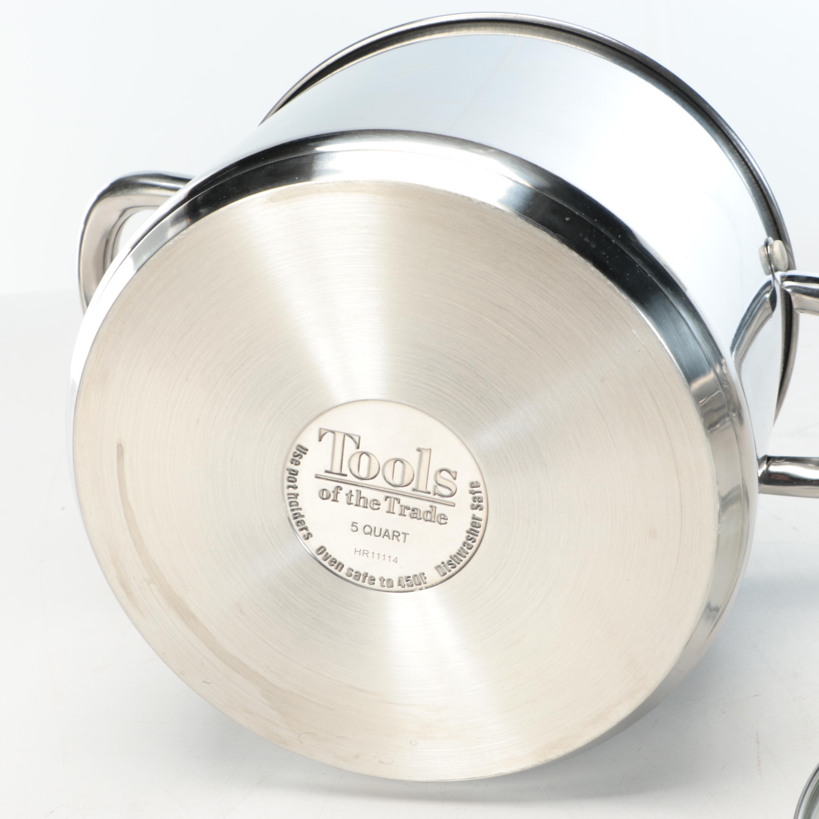 Cuisinart Toaster with Tools of the Trade Stainless Pots, Tea Kettle and More