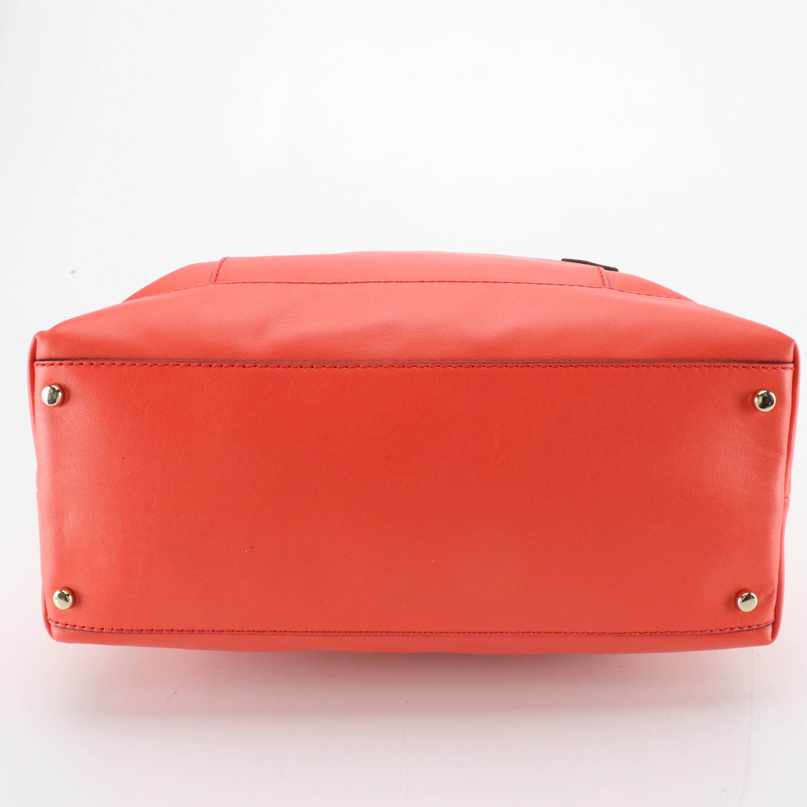 Kate Spade Fremont Place Carmen Two-Way Satchel in Coral Leather