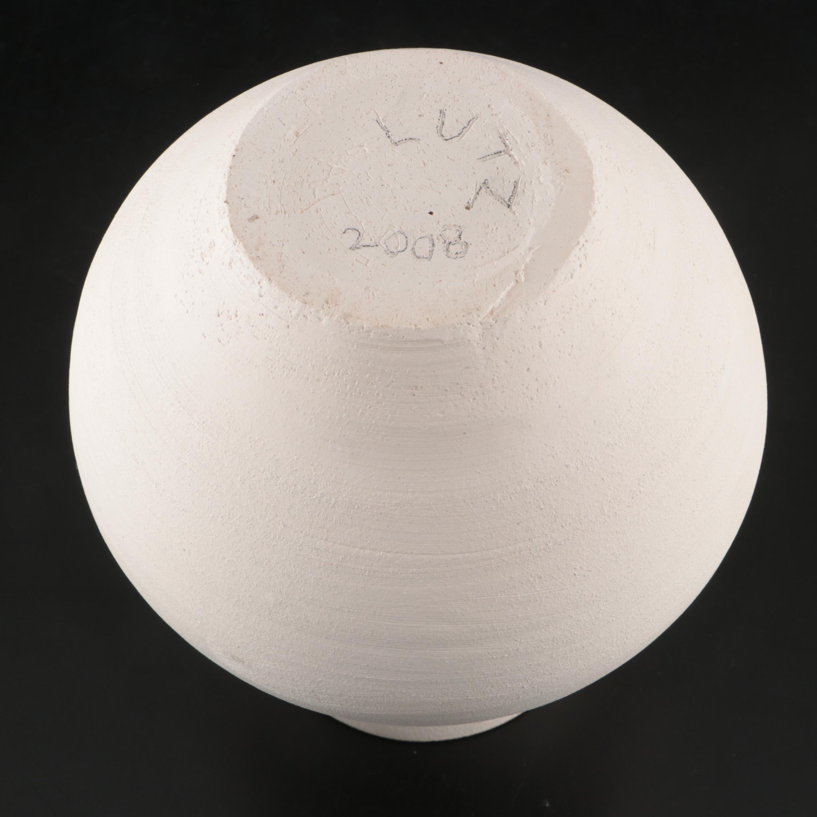 William Lutz Raku Art Pottery Pots