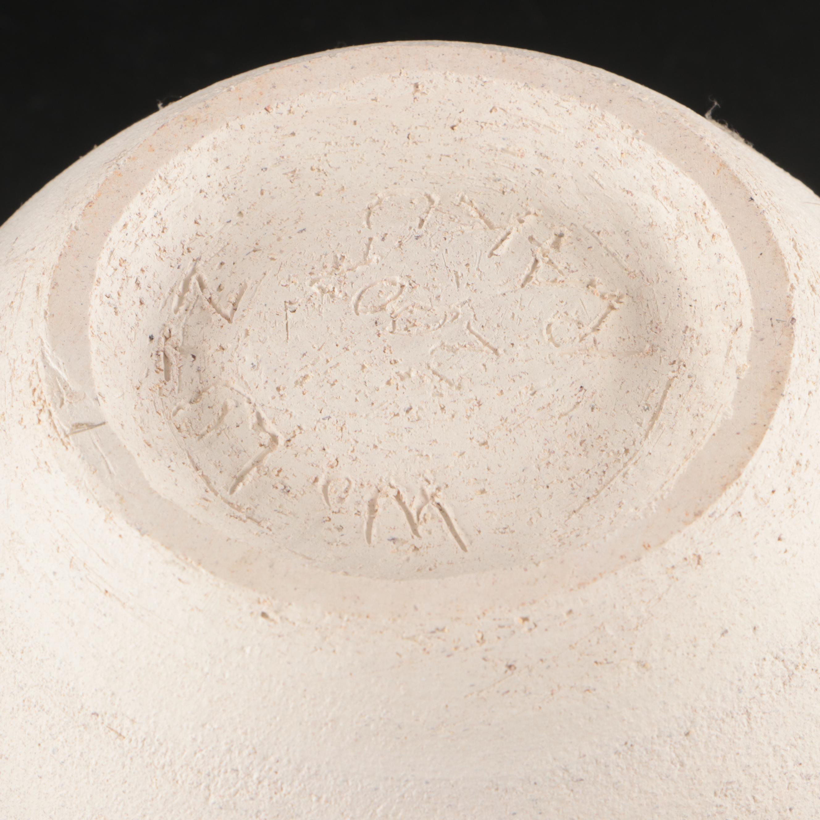 William Lutz Raku Art Pottery Pots