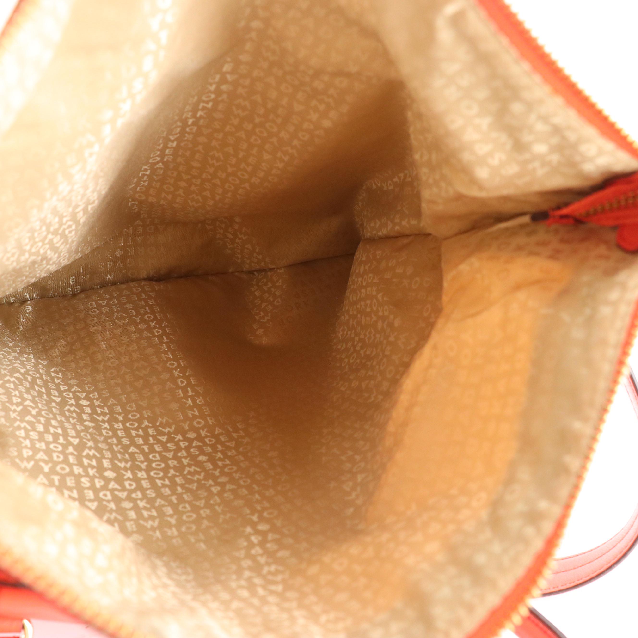 Kate Spade Fremont Place Carmen Two-Way Satchel in Coral Leather