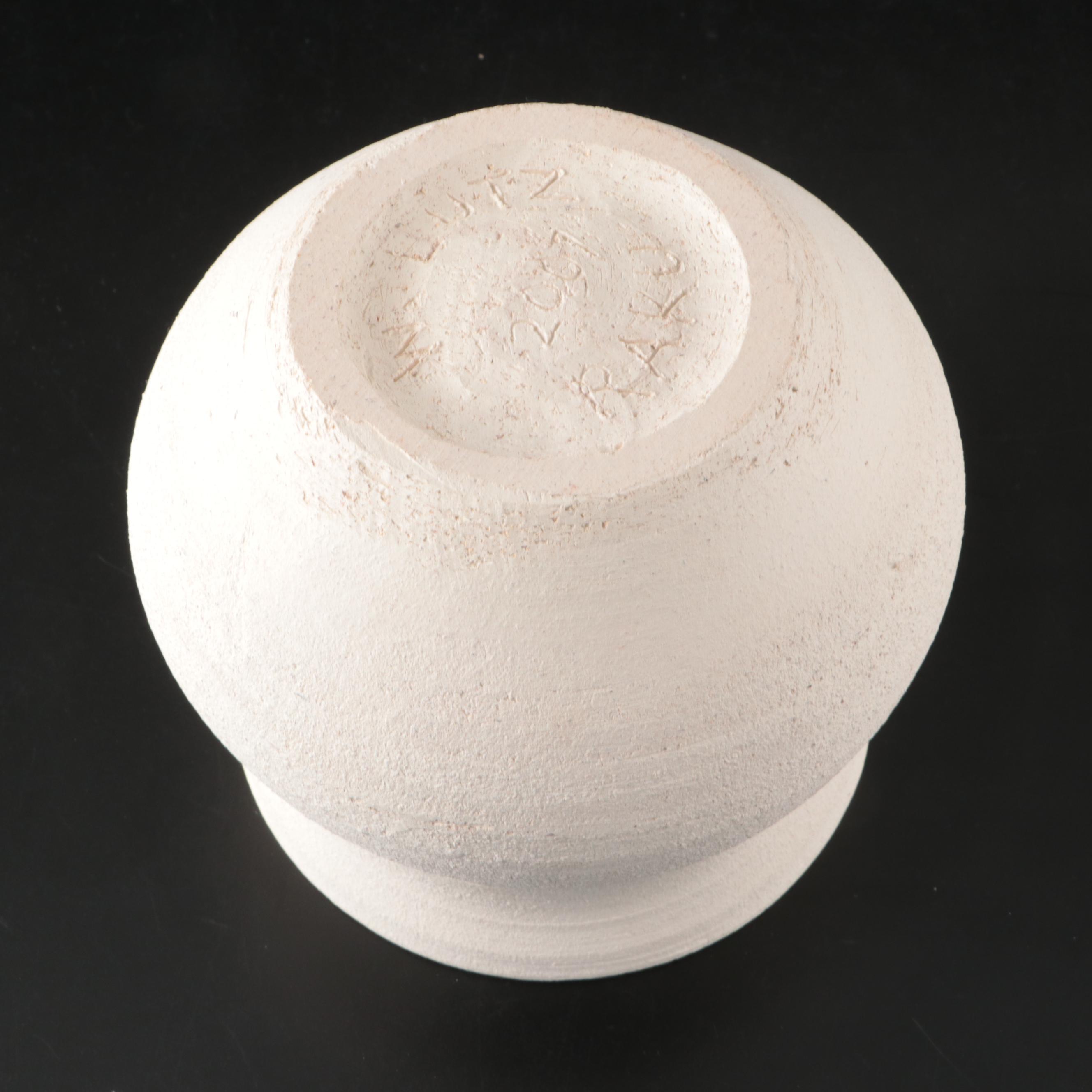 William Lutz Raku Art Pottery Pots