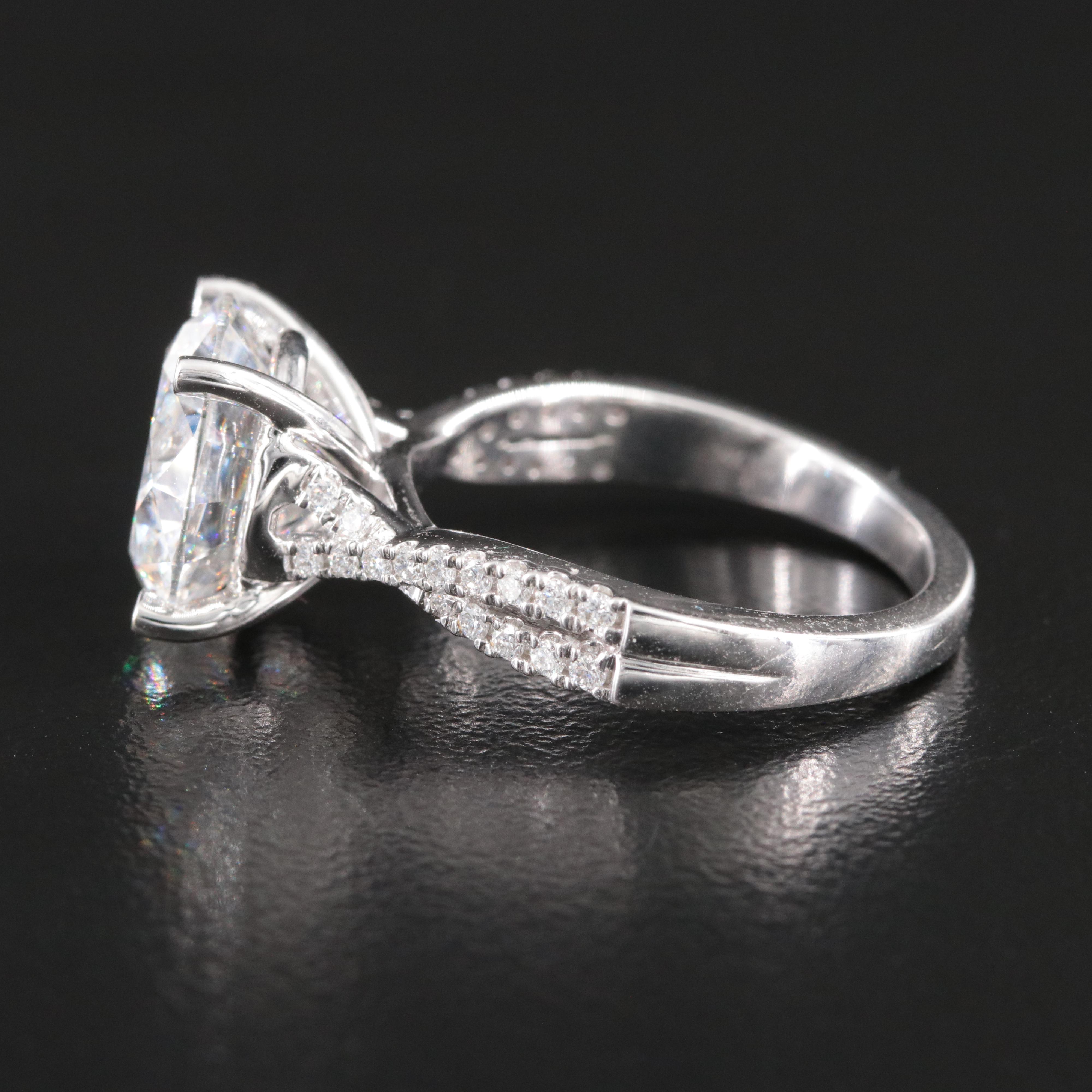 14K 5.16 CTW Lab Grown Diamond Ring